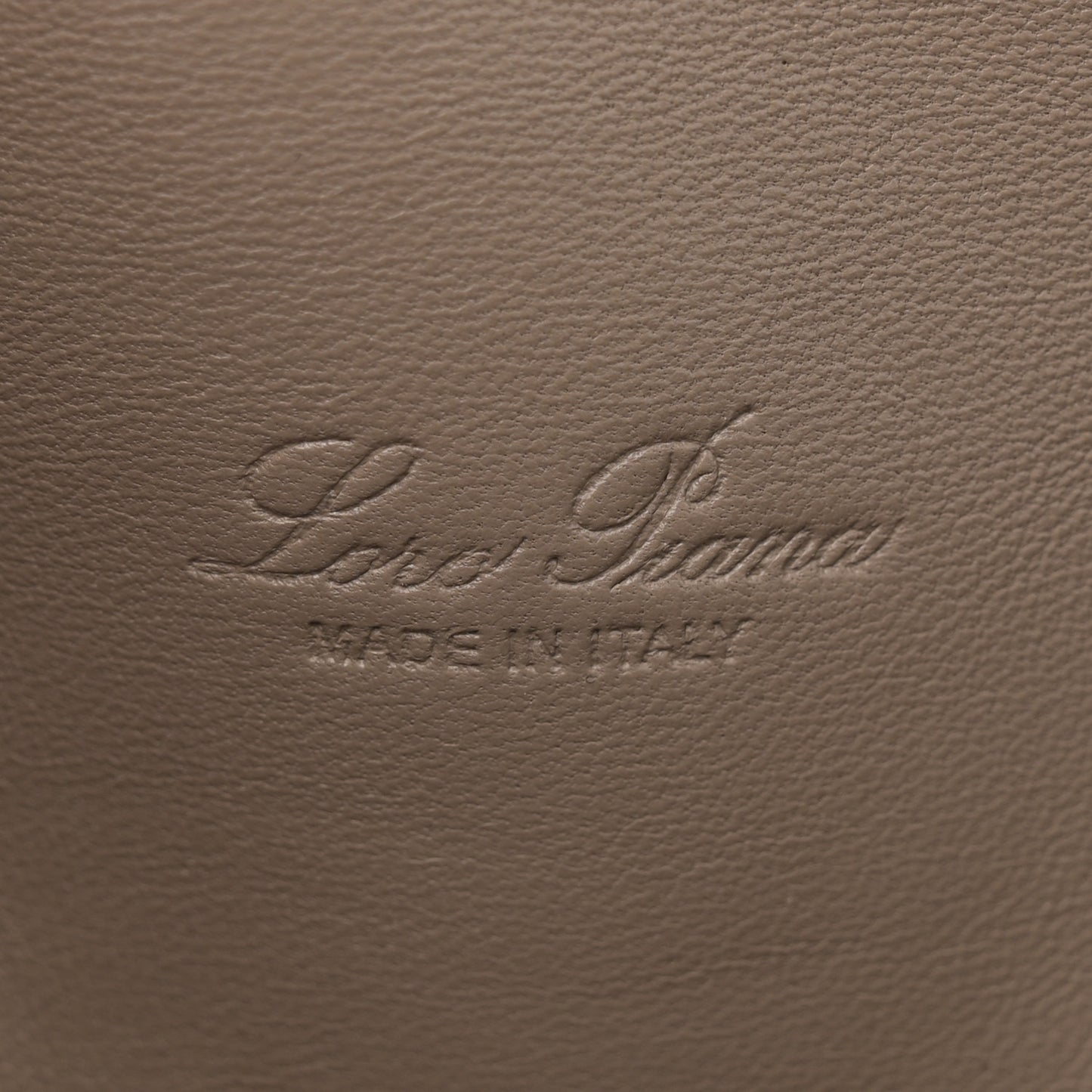 Grained Calfskin L19 Extra Pocket Pouch Warm Mastic