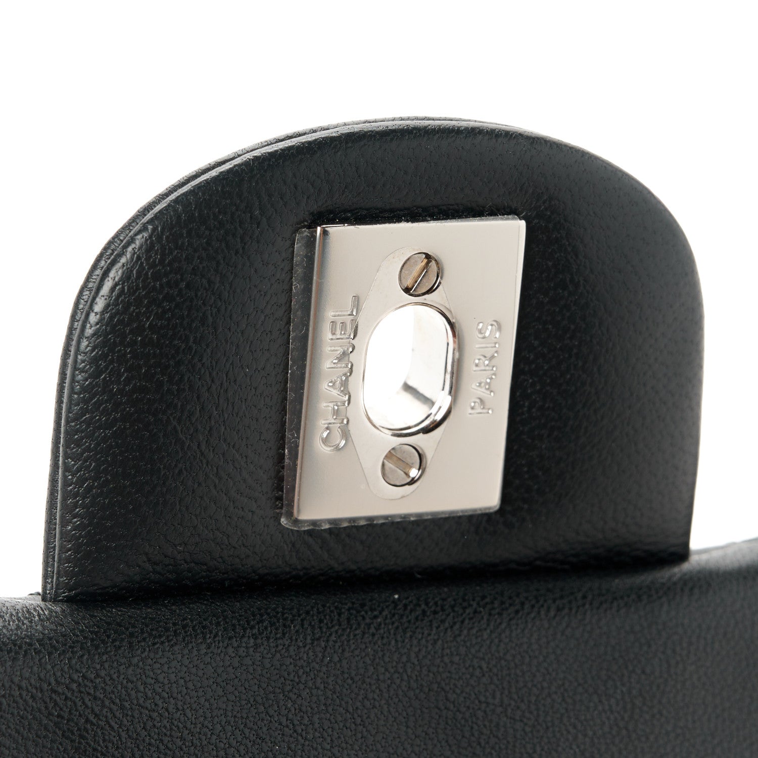 Chanel Lambskin Quilted Mini Square Flap Black 7 of 12