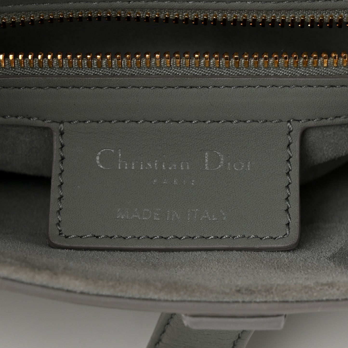 Ultra Matte Calfskin Saddle Bag Grey