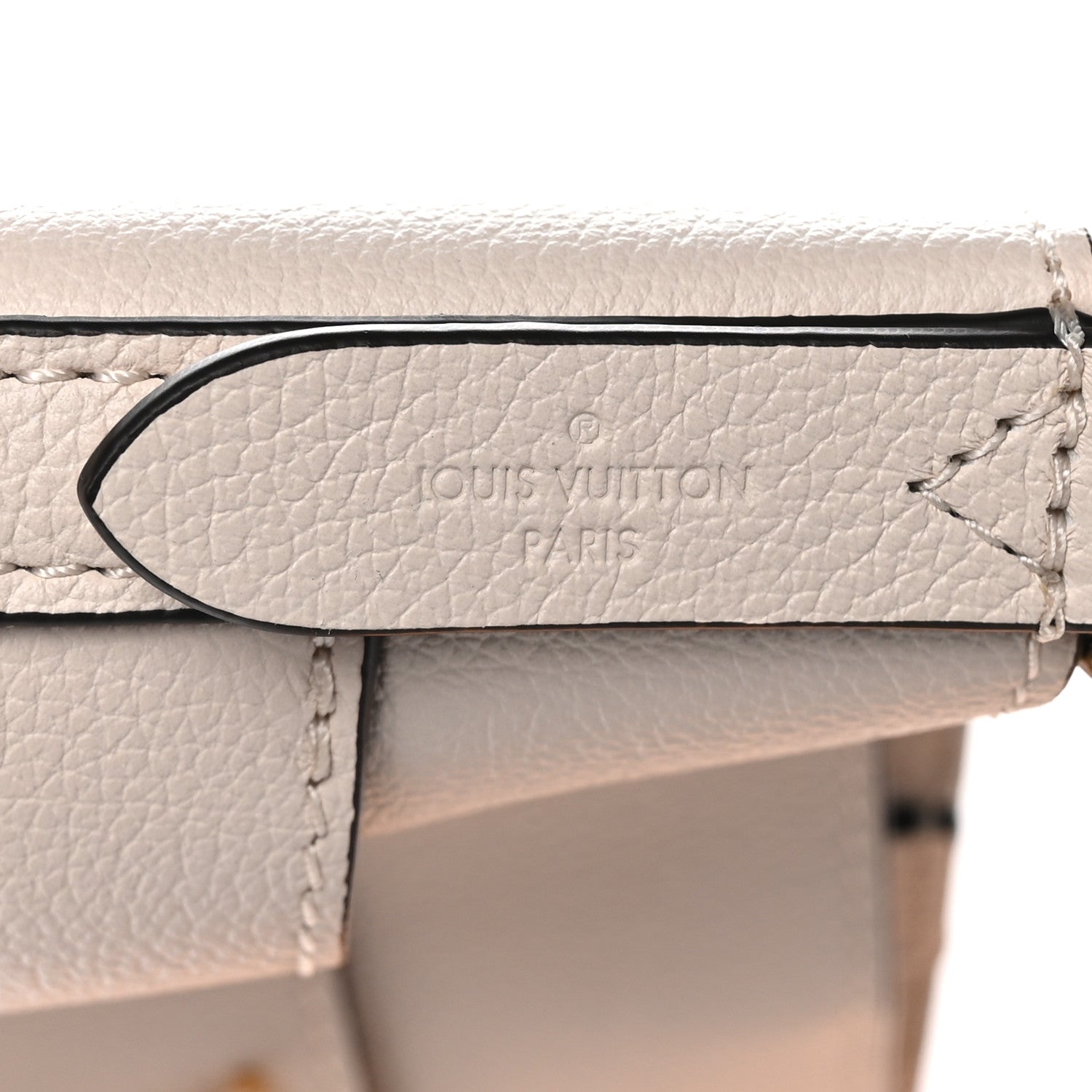 Louis Vuitton Grained Calfskin Lock and Walk Bucket Quartz 6 of 10