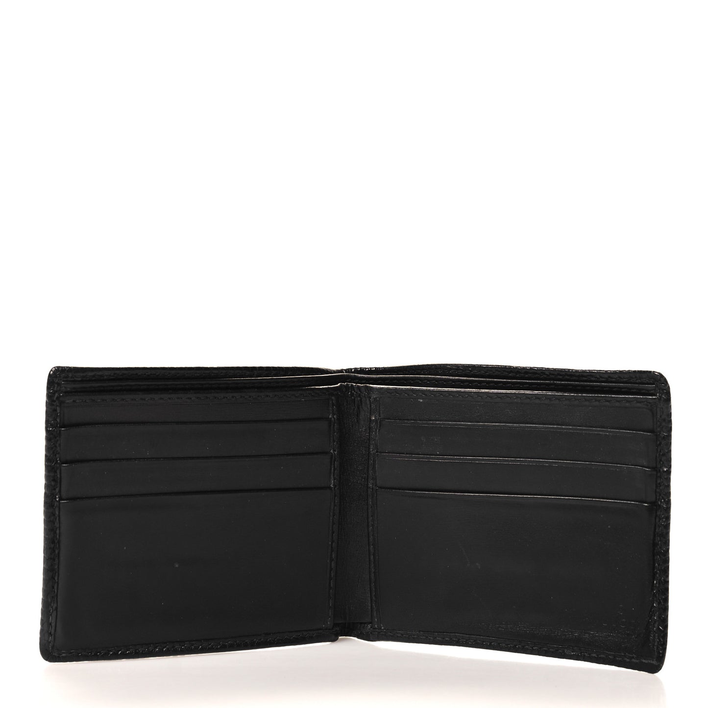 Lizard Bi-Fold Wallet Black