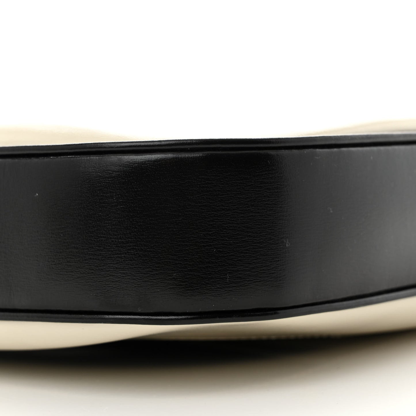 Boarded Dyana Lux Calfskin Striped Medium Jackie 1961 Hobo Black White