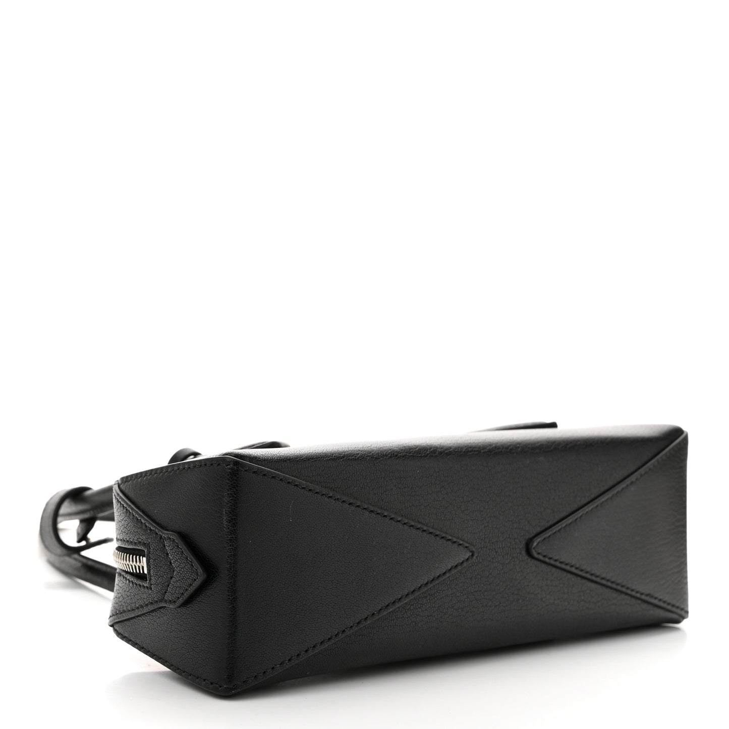 Goatskin Small Le Teckel Bag Black