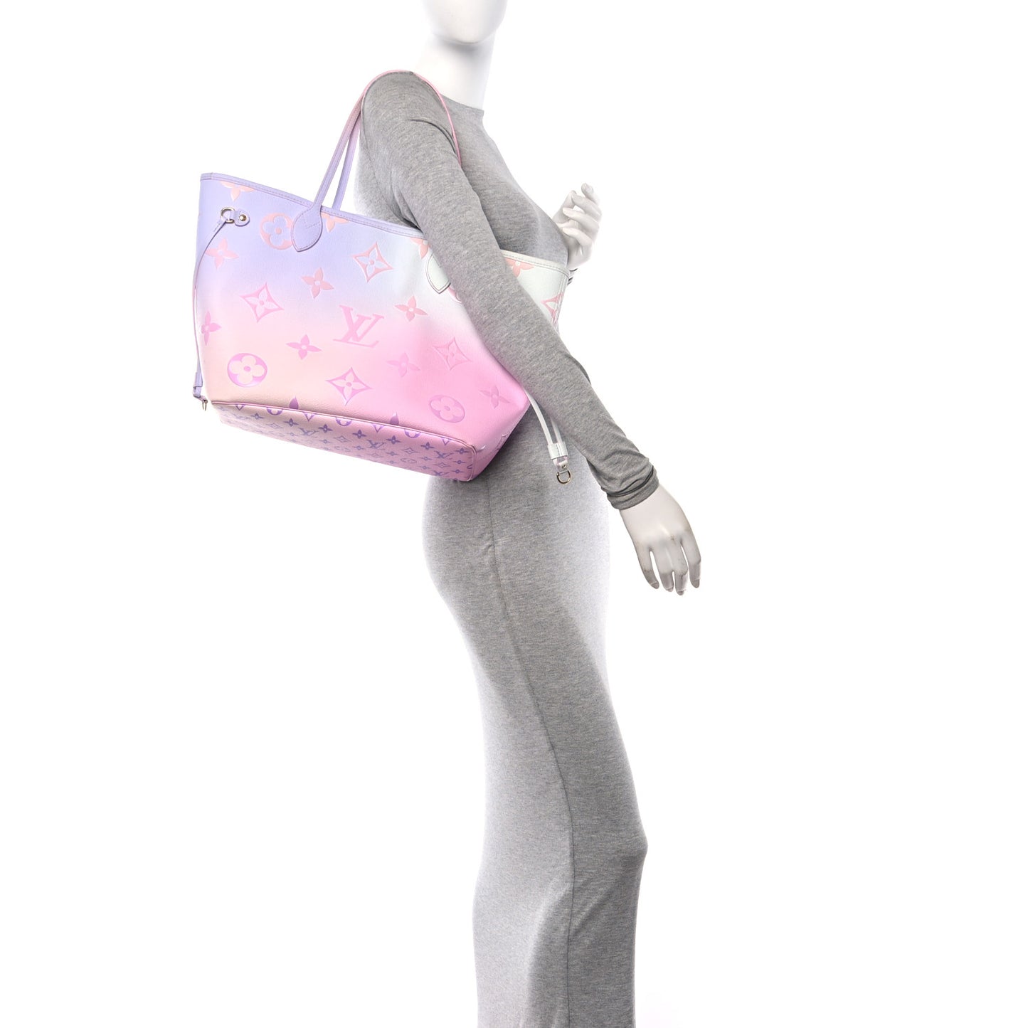 Monogram Giant Spring In The City Neverfull MM Sunrise Pastel