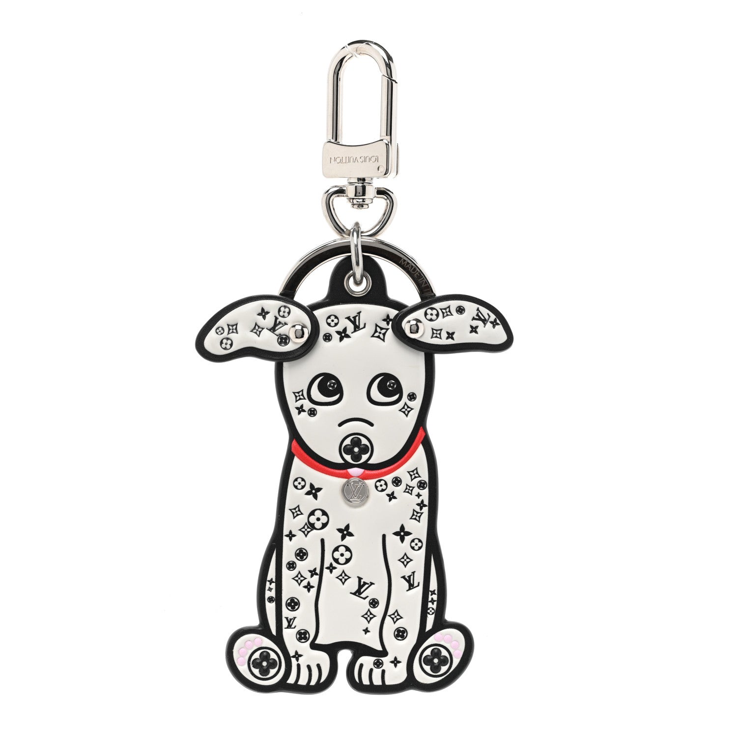 Louis Vuitton Calfskin Dalmata Bag Charm Key Holder 1 of 5
