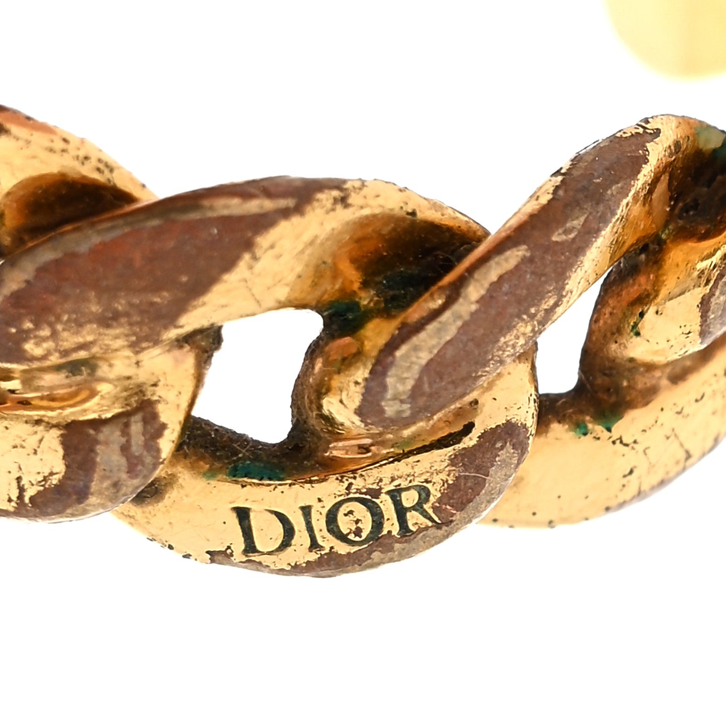 Metal Danseuse Etoile Chain Ring 54 7 Gold
