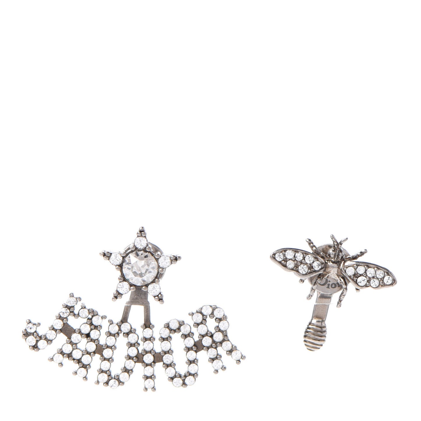 Palladium Crystal J'adior Earrings