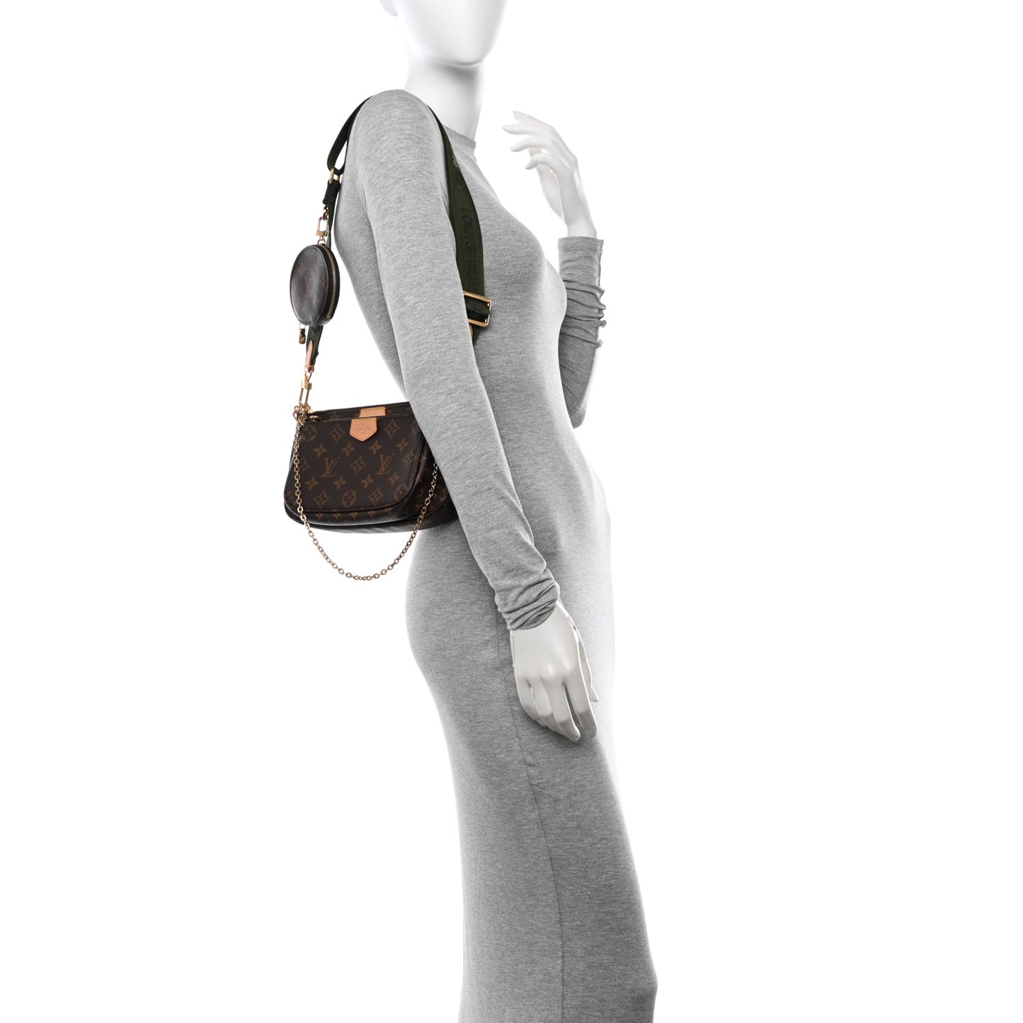 Monogram Multi Pochette Accessories Kaki