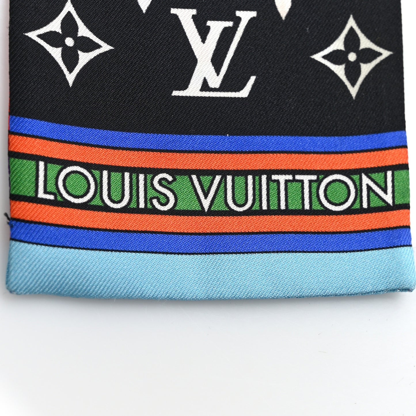 Silk Monogram All In LV Bandeau Black