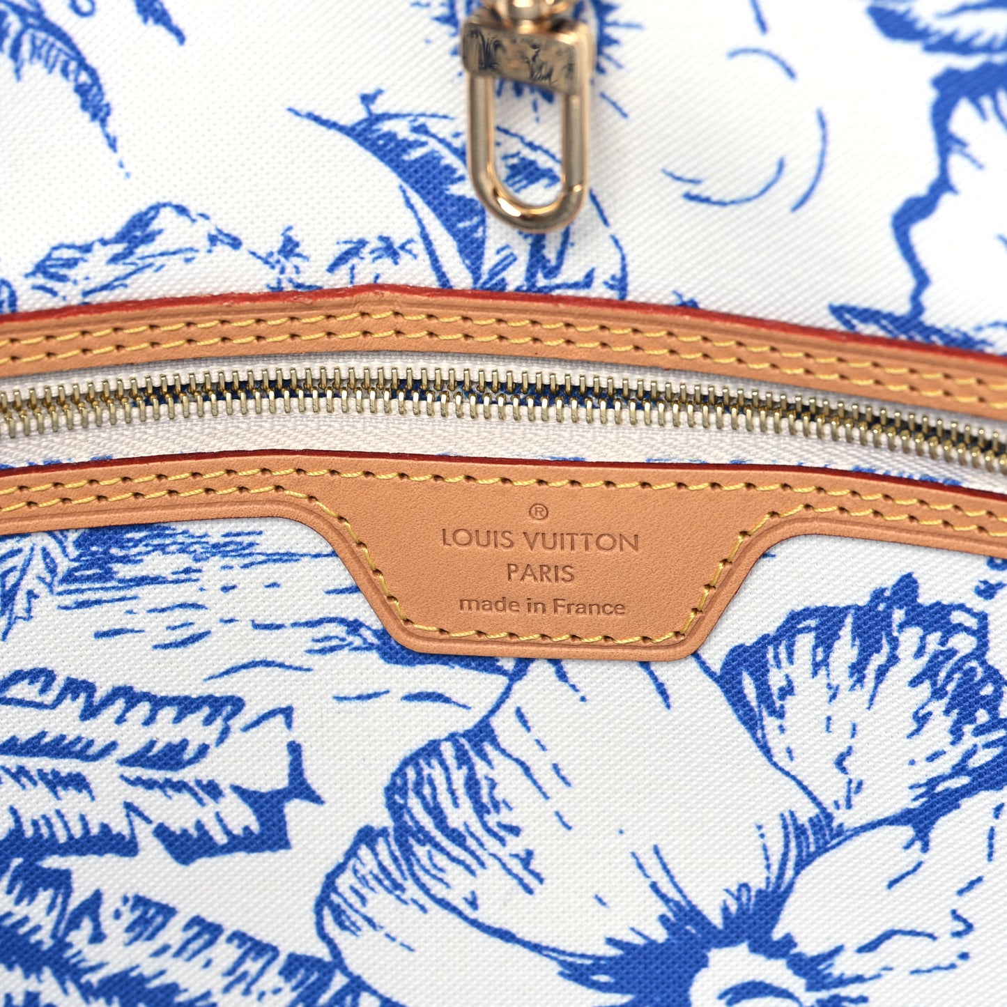 Monogram Tiles By The Pool 2.0 Neverfull MM Lagoon Blue