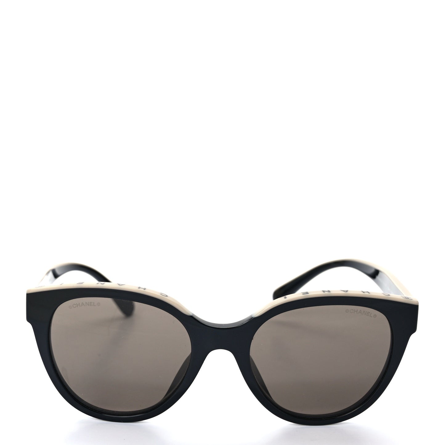Acetate CC Butterfly Sunglasses 5414-A Black Beige