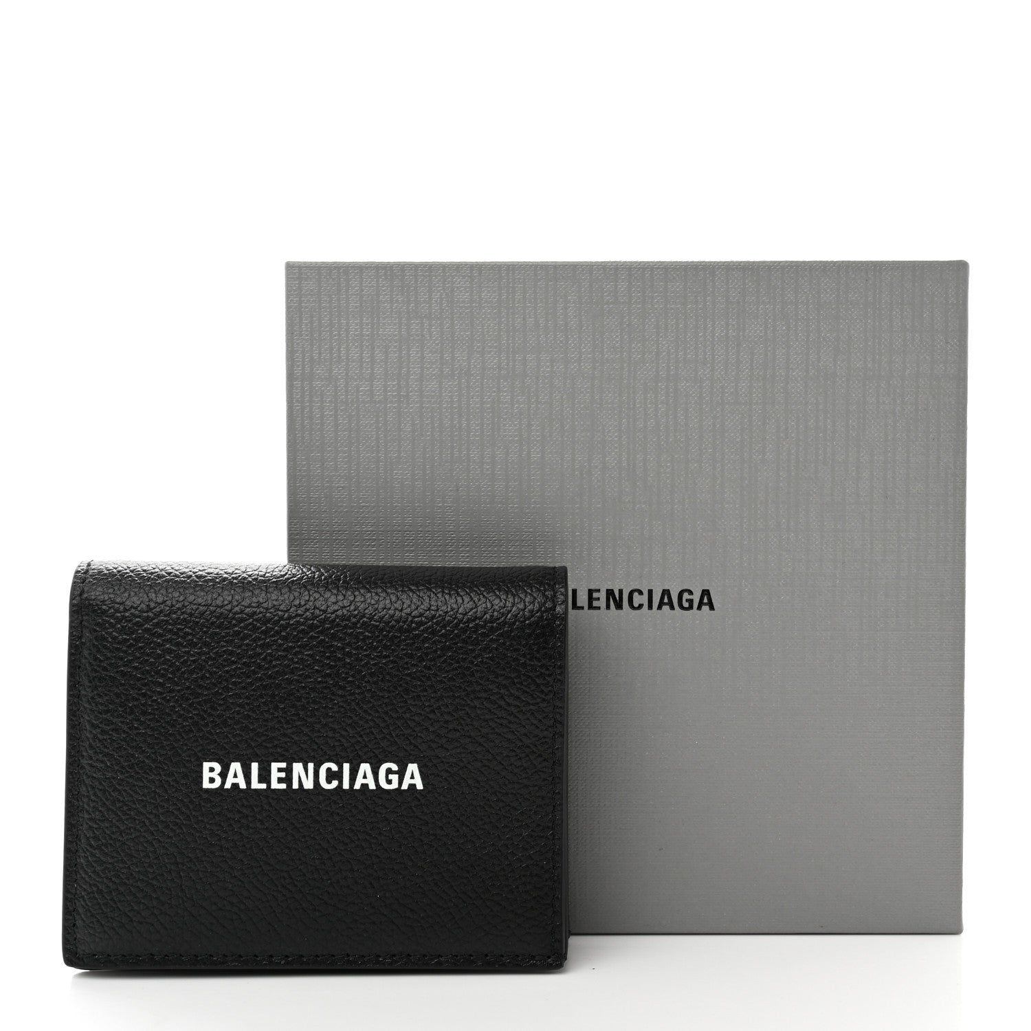 Balenciaga Calfskin Logo Wallet Black 8 of 8