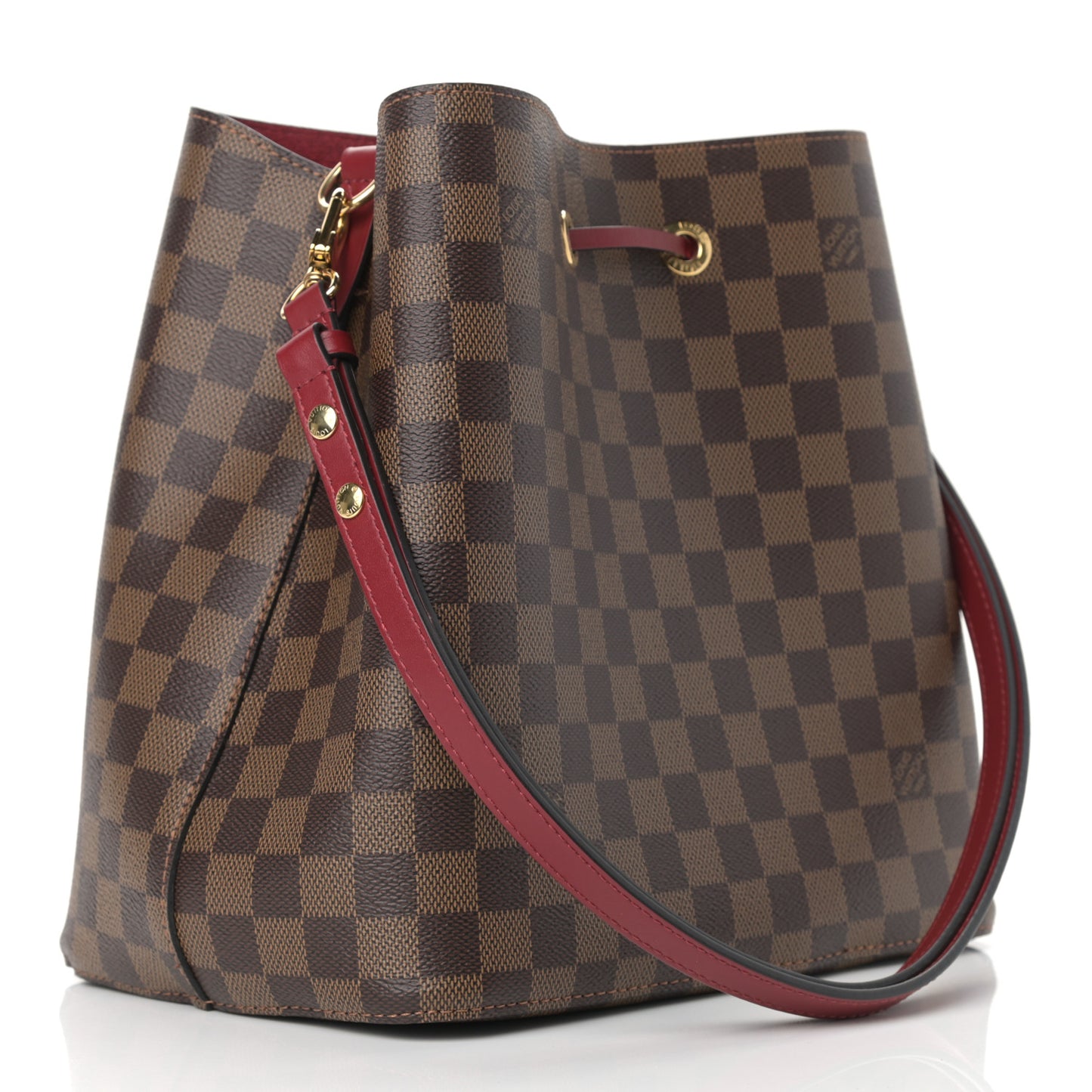 Damier Ebene Neonoe MM Cherry Berry