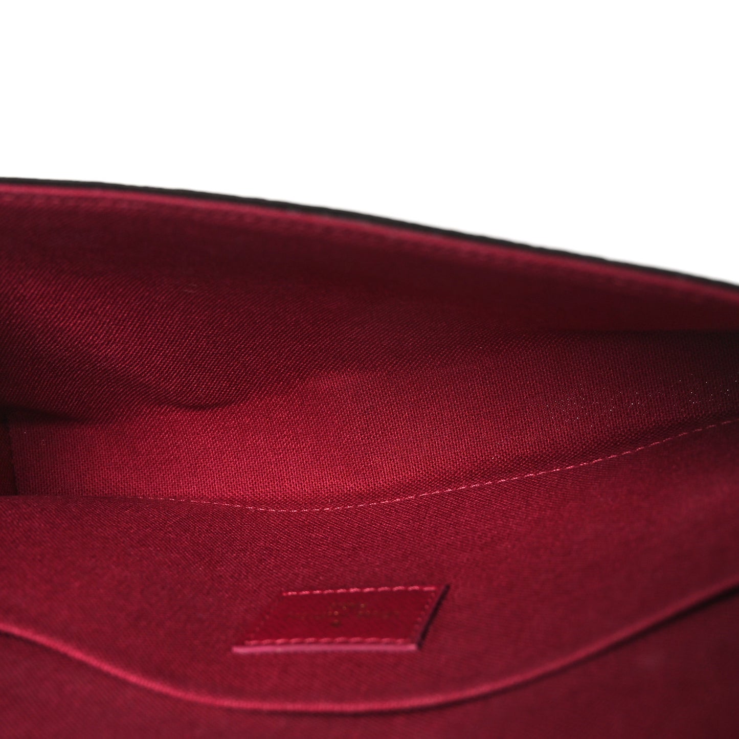 Monogram Pochette Felicie Chain Wallet Fuchsia
