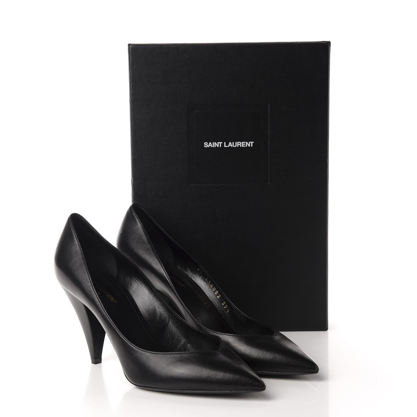 Calfskin Era Pumps 39.5 Black