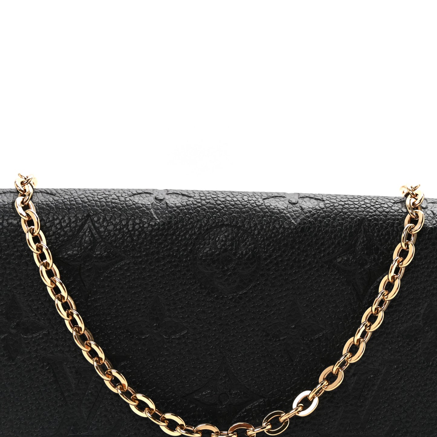 Empreinte Pochette Felicie Chain Wallet Black