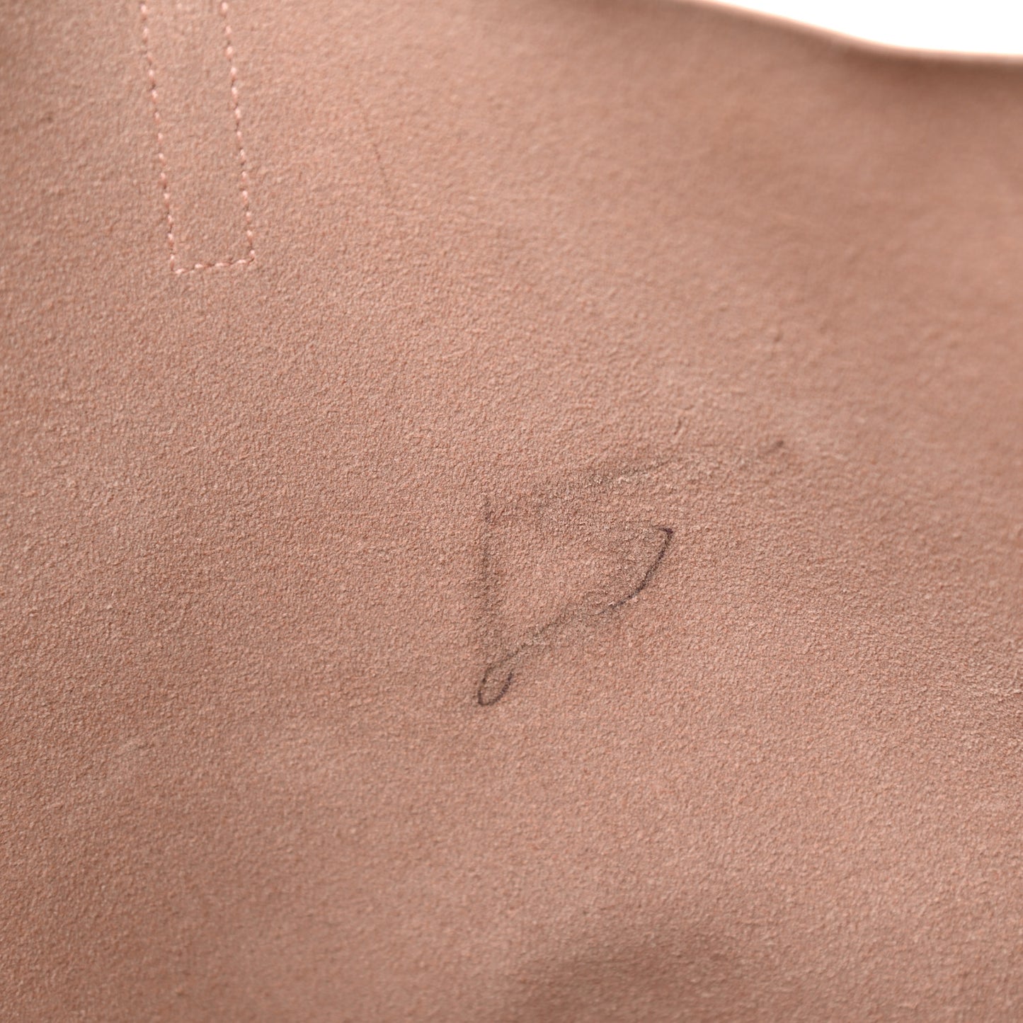 Calfskin Large Shopping Tote Pale Blush