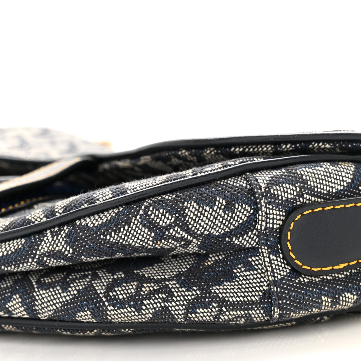 CHRISTIAN DIOR Monogram Saddle Bag Blue