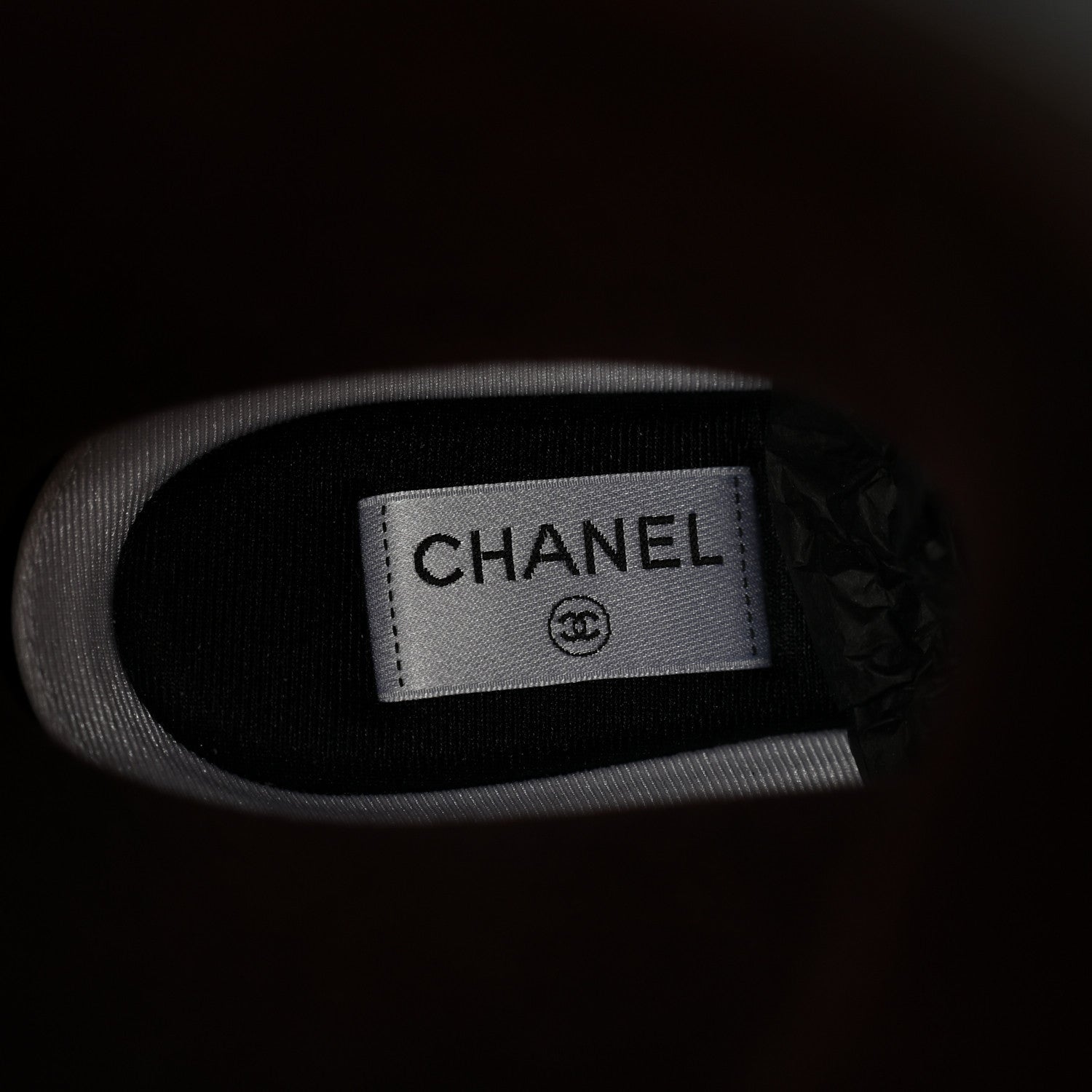 Chanel Caoutchouk CC High Boots 38 Black 6 of 11