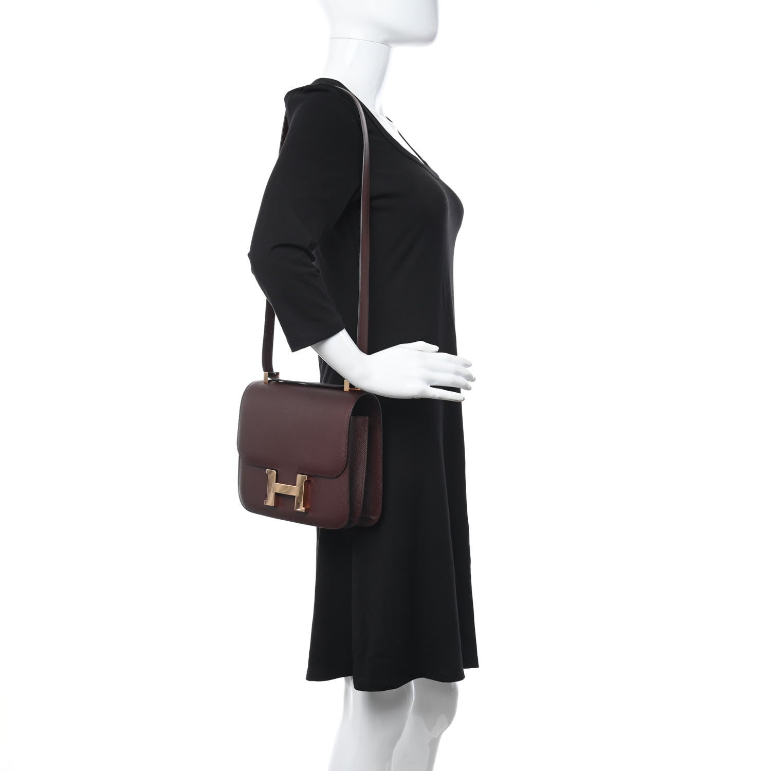 Hermes Epsom Constance 24 Bordeaux 2 of 11