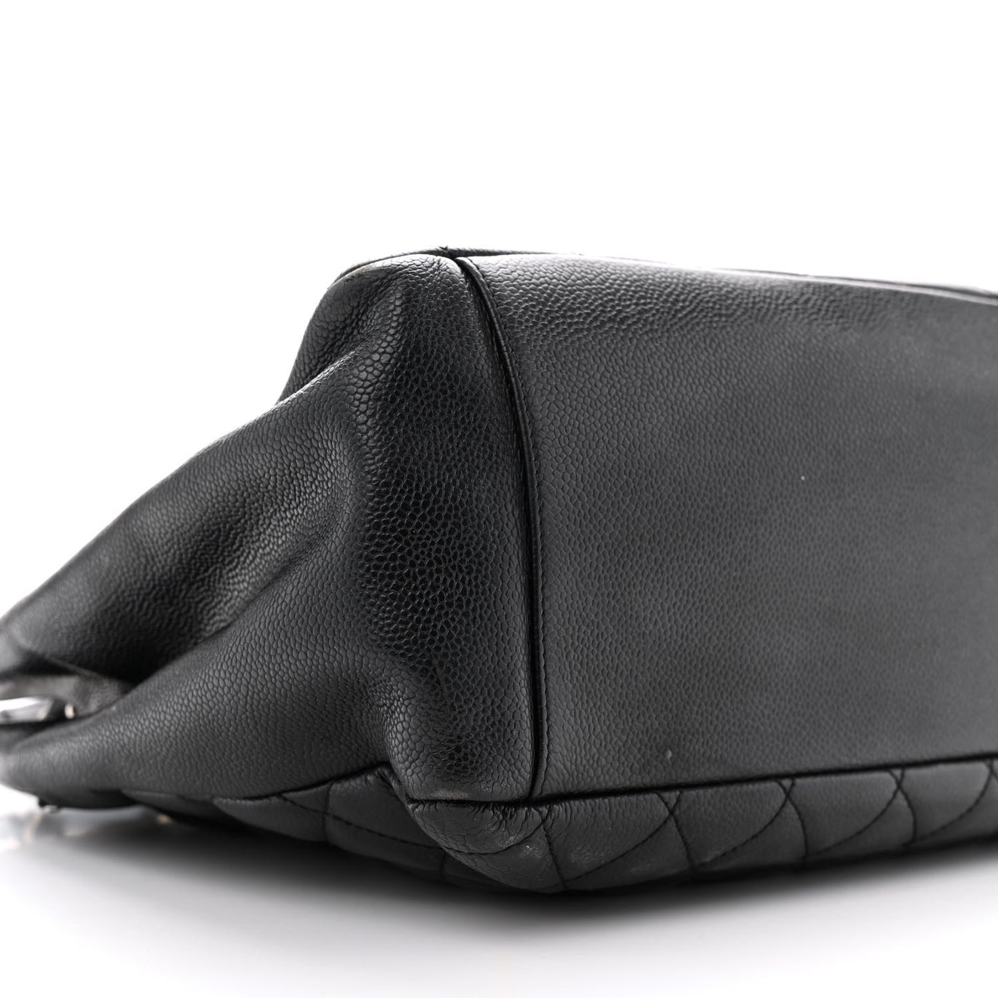 Caviar Quilted Grand Shopping Tote GST Black