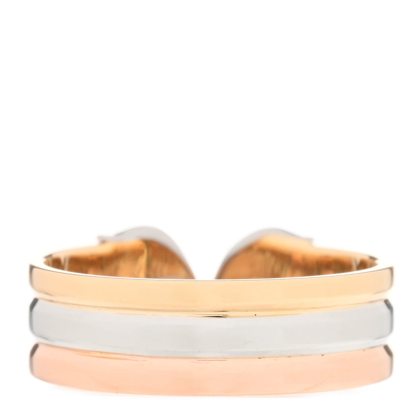 18K Pink Yellow White Gold Diamond C De Cartier Ring 52 6
