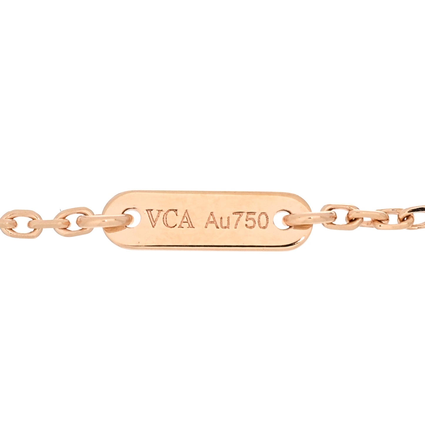 18K Rose Gold Carnelian Sweet Alhambra Bracelet