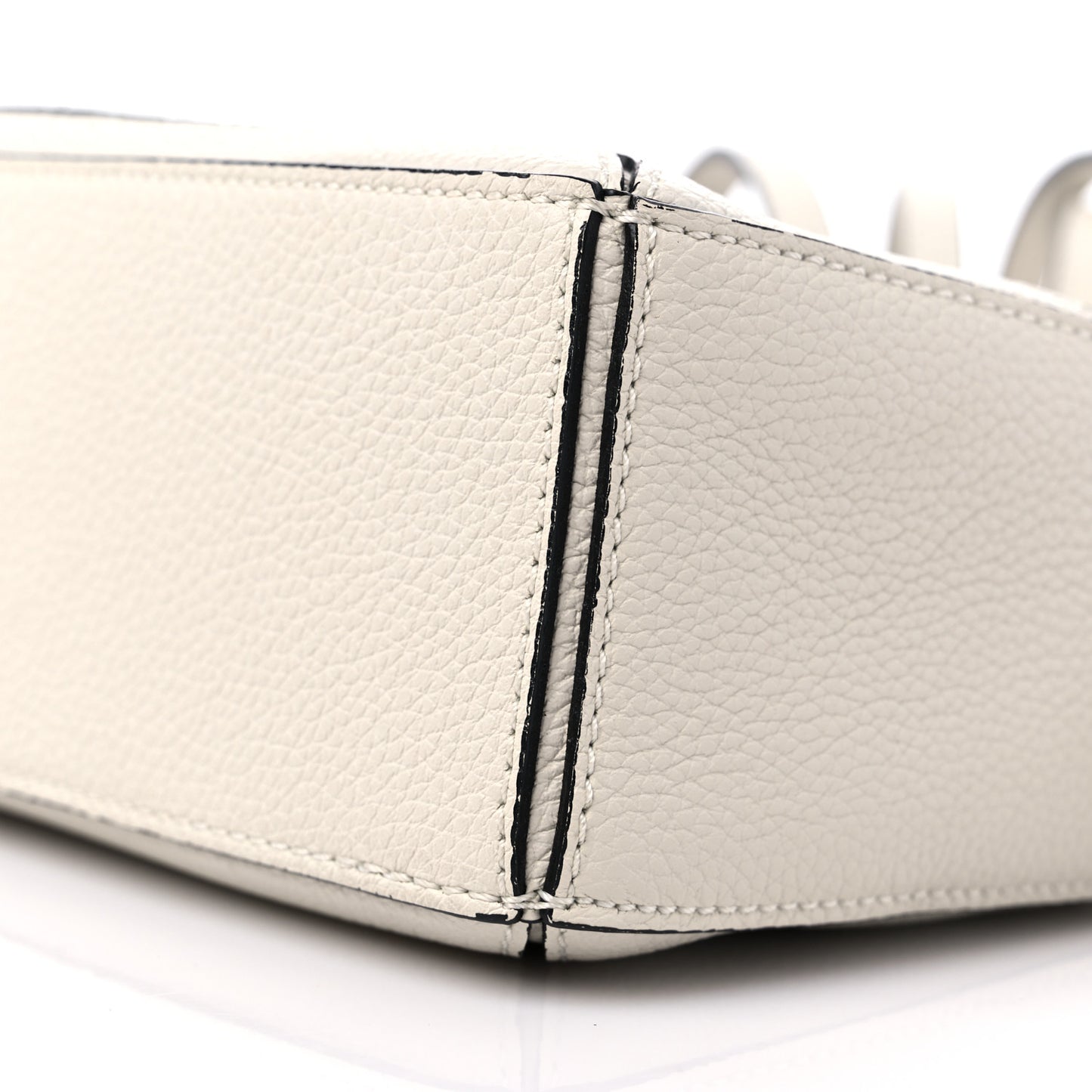 Calfskin Mini Puzzle Bag Soft White