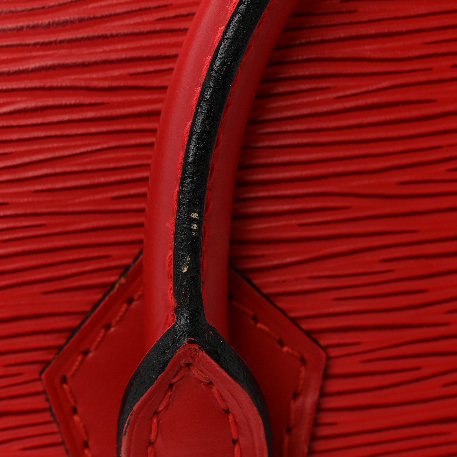 Louis Vuitton Epi Speedy 25 Castillan Red 11 of 15
