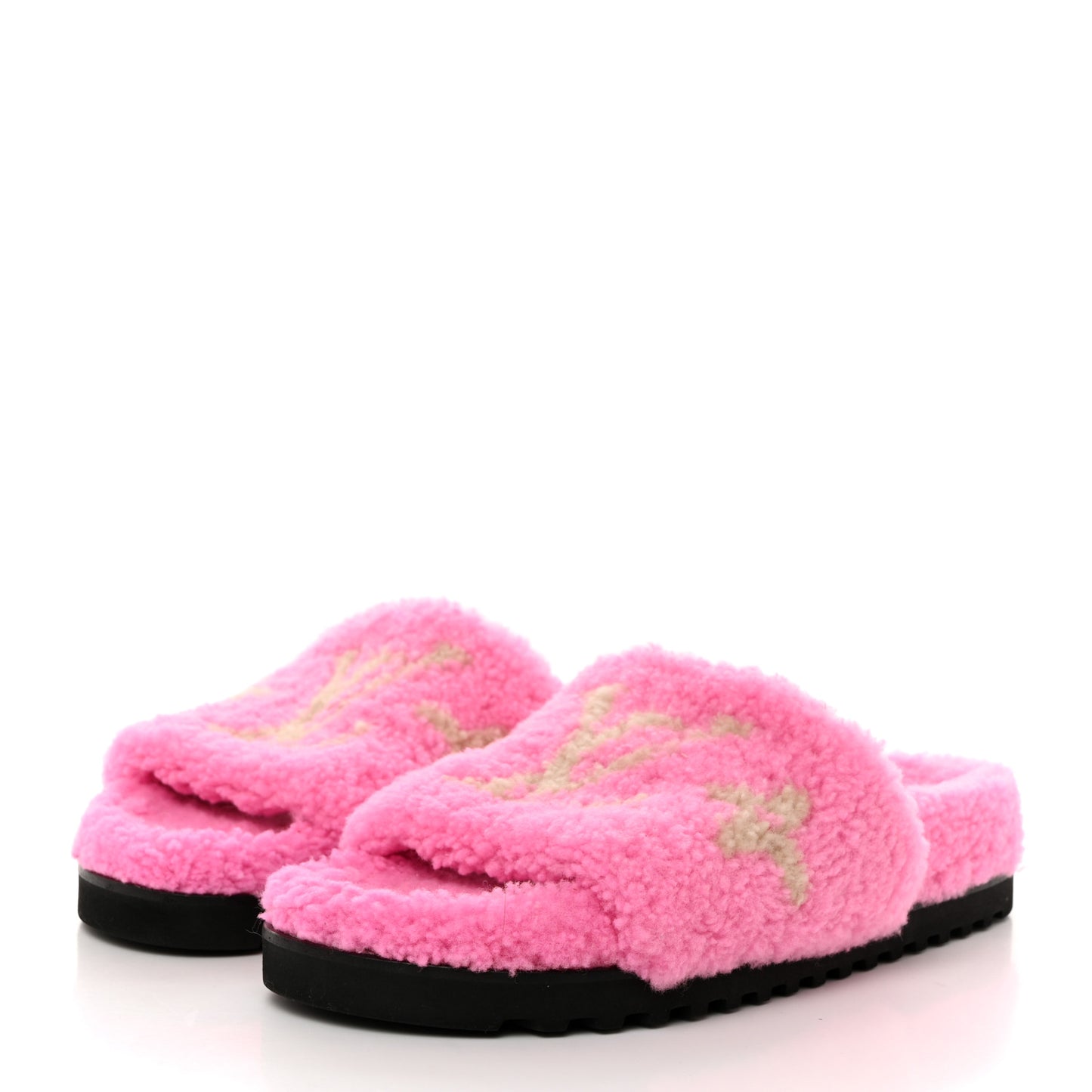 Shearling Paseo Flat Comfort Mule 40 Pink