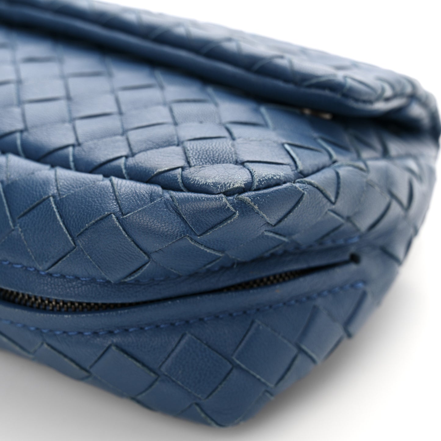 Nappa Intrecciato Small Chain Crossbody Empire