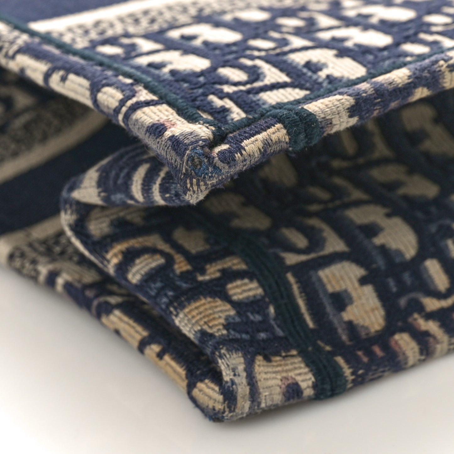 Oblique Small Book Tote Blue Multicolor