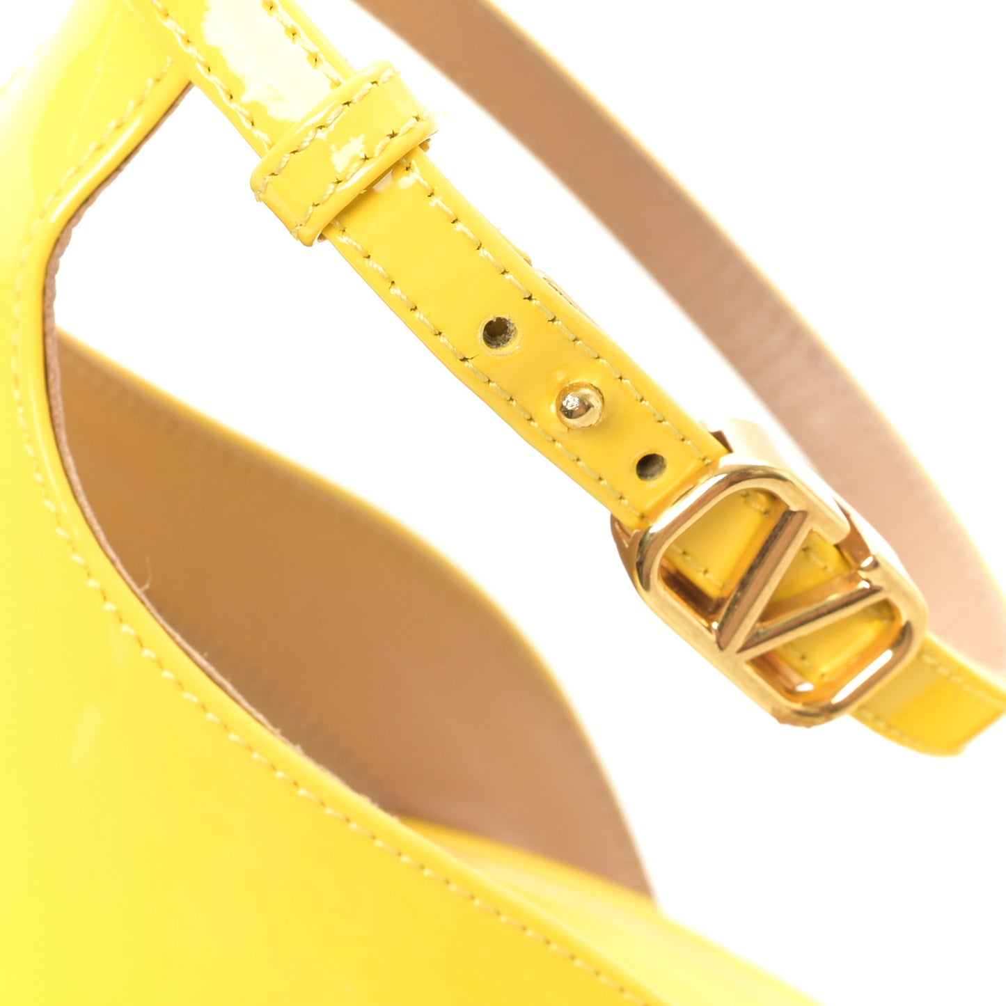 Patent Tan-Go 55/155mm Platform Pumps 39 Bright Lemon
