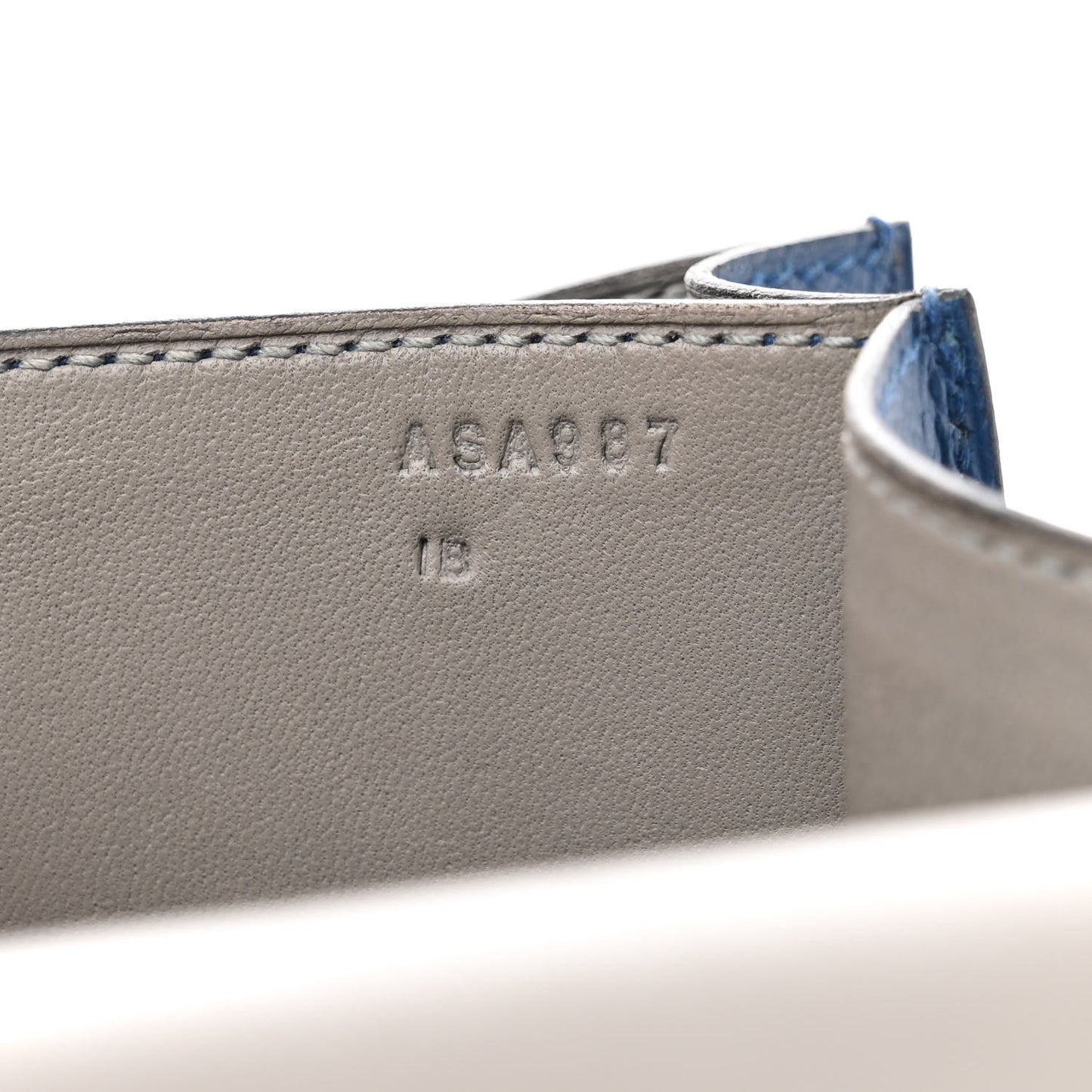 Epsom Constance Verso 24 Bleu Agate Gris Mouette