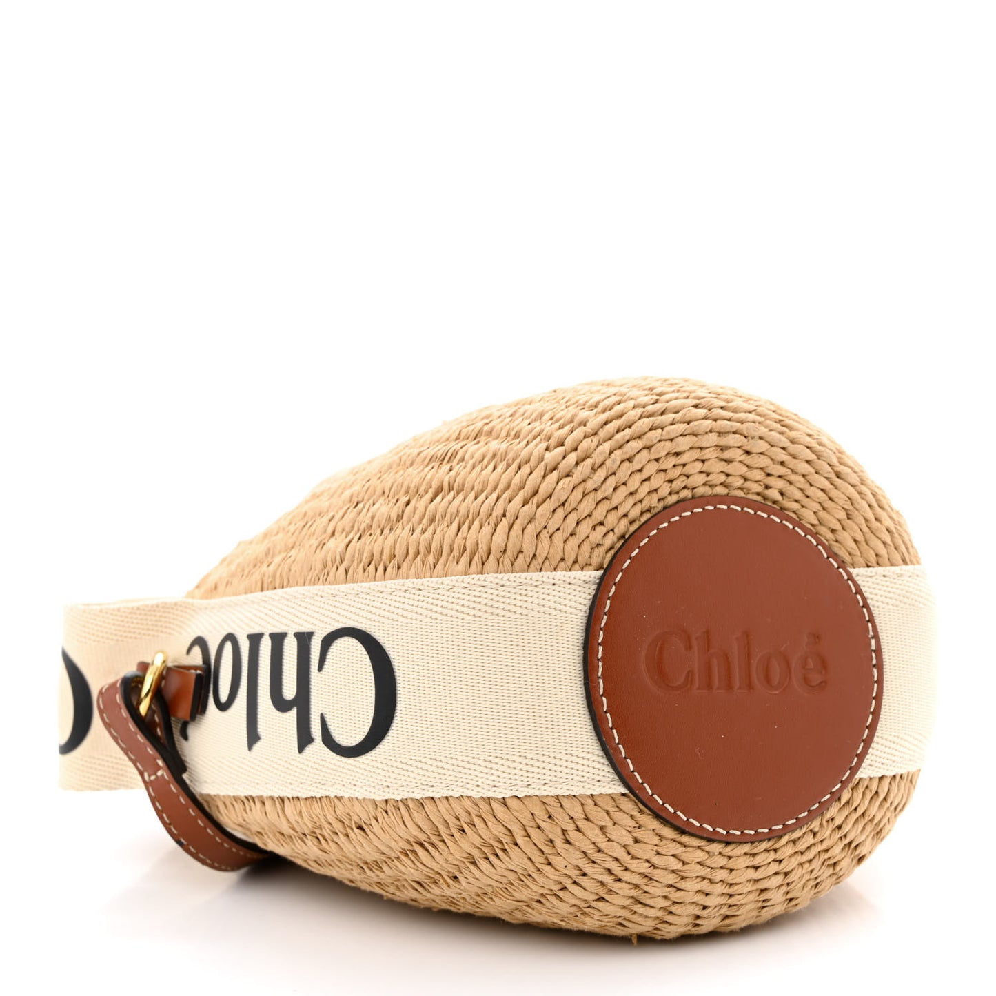 Natural Woven Fiber Small Woody Basket
