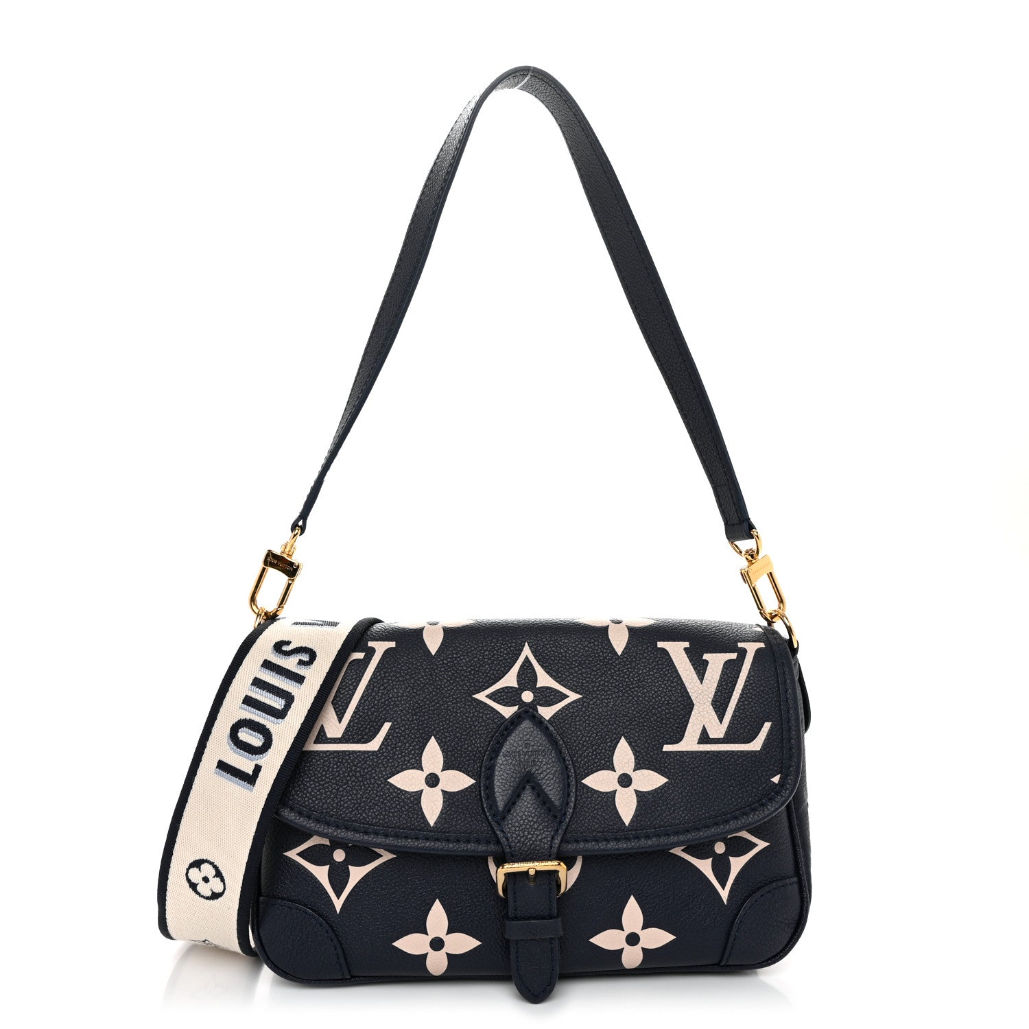 Louis Vuitton Empreinte Monogram Giant Diane Navy Creme 1533586