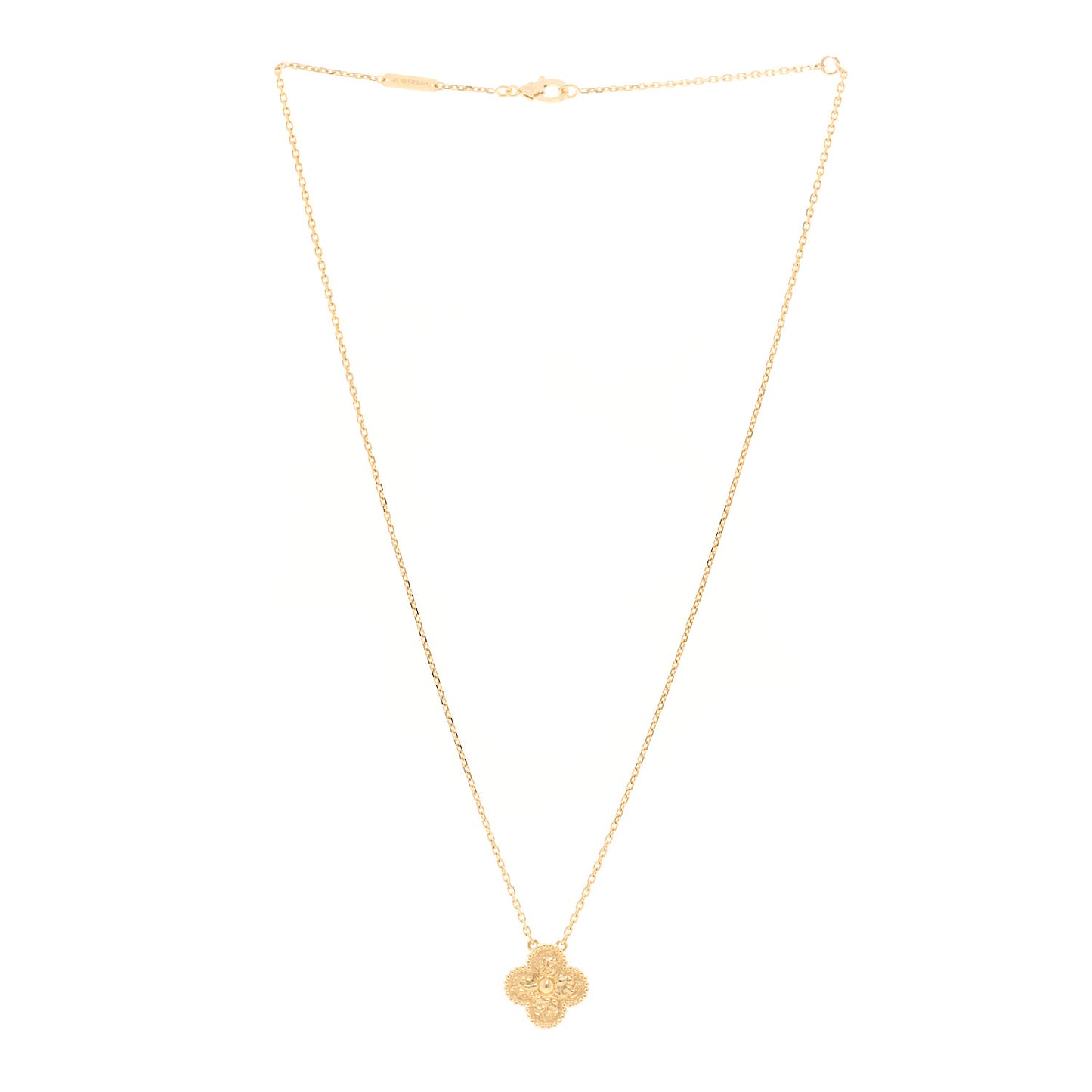 18K Yellow Gold Vintage Alhambra Pendant Necklace