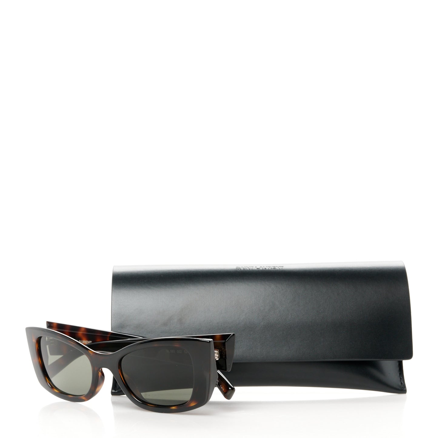Acetate Mica Cat Eye Sunglasses SL 593 Tortoise