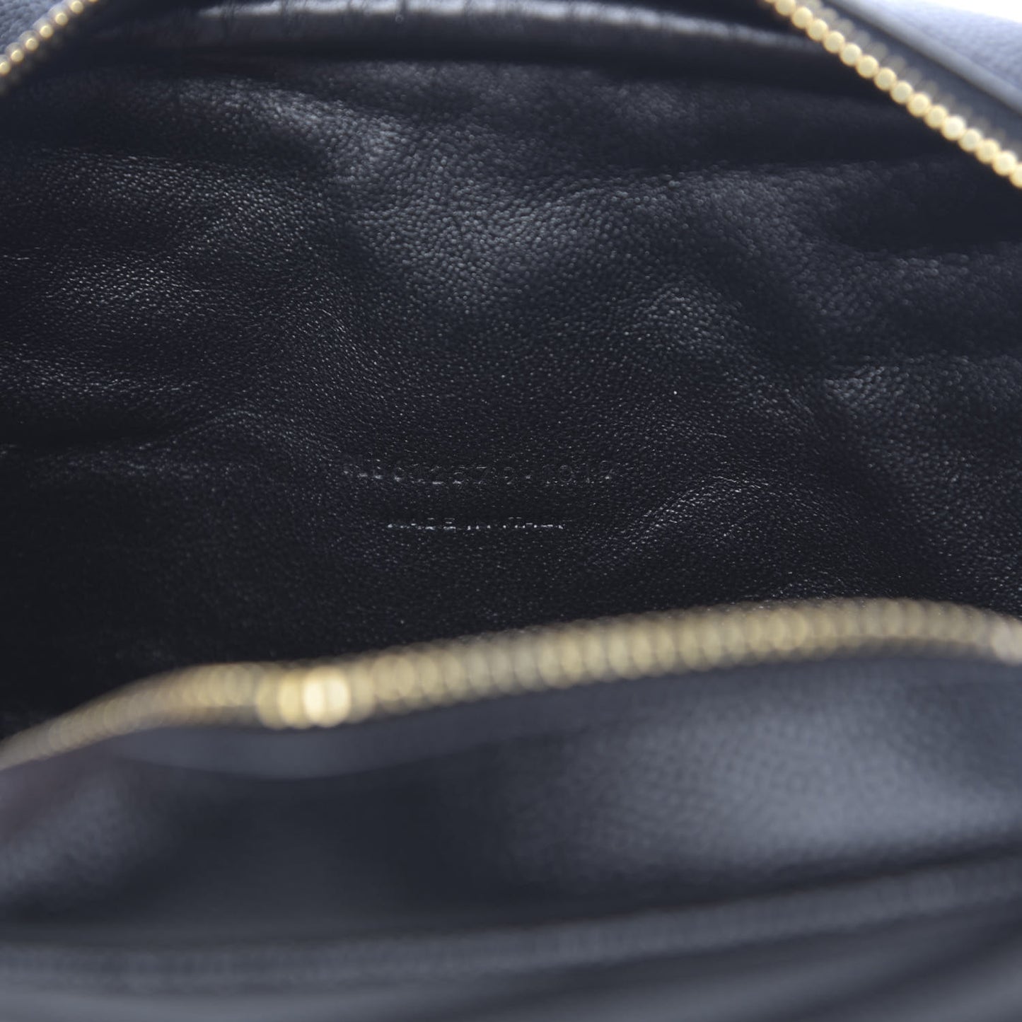 Grain De Poudre Matelasse Monogram Mini Lou Camera Bag Black
