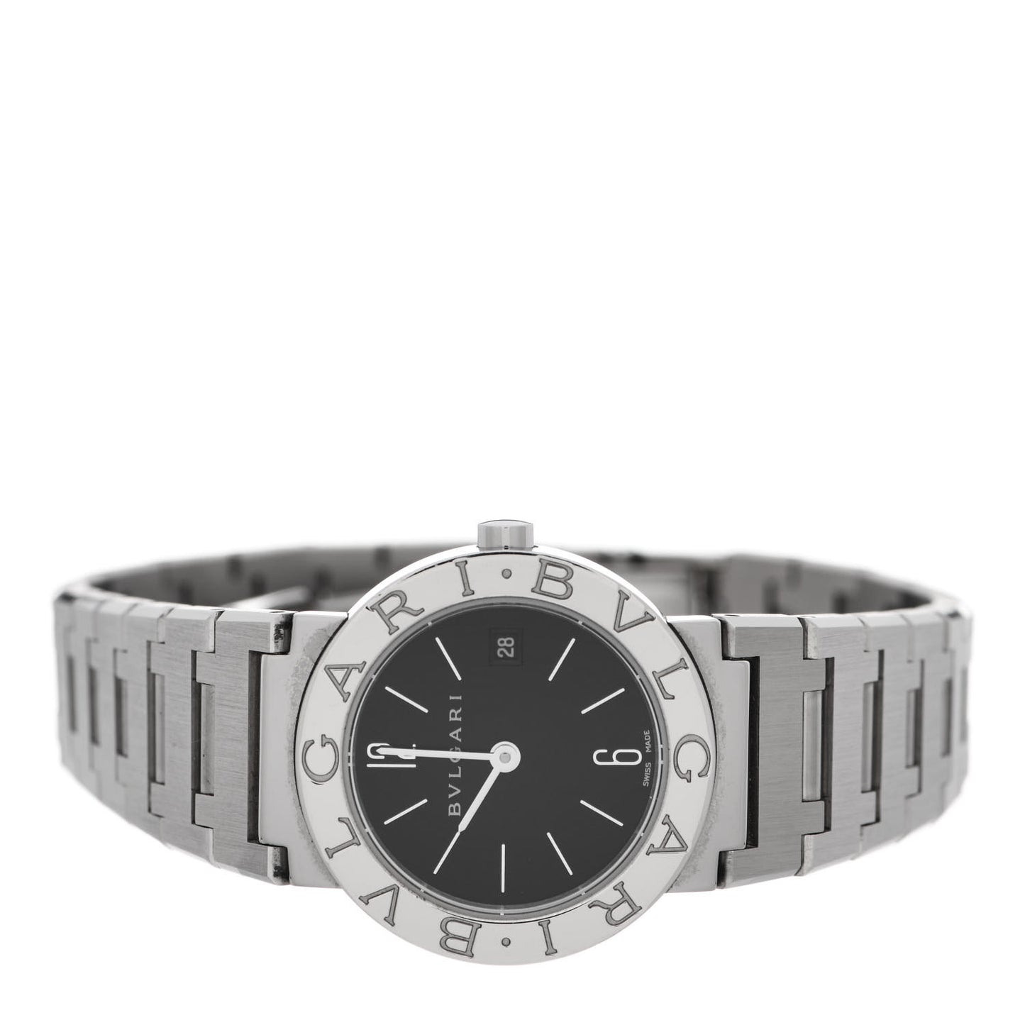 Stainless Steel 26mm Quartz Watch Black