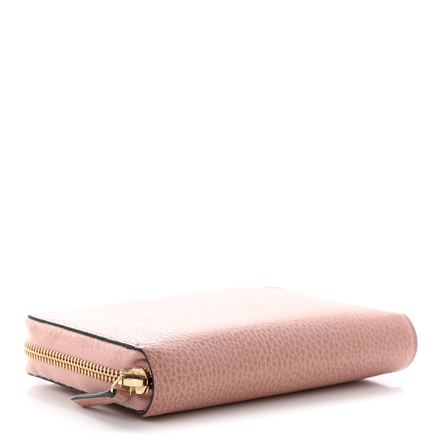 Dollar Calfskin Medium GG Zip Around Wallet Soft Pink