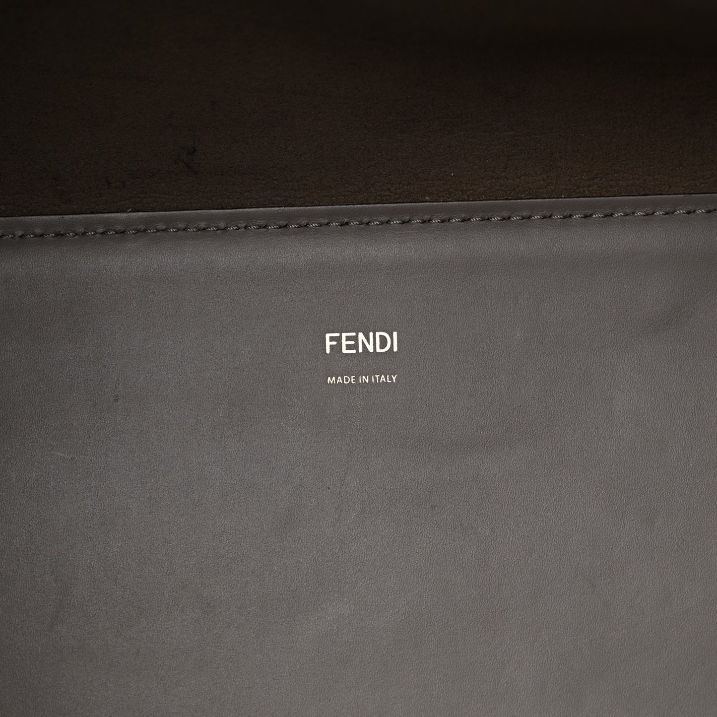 Vitello King Plexiglass Logo Embossed Medium Fendi Sunshine Shopper Tote Moon