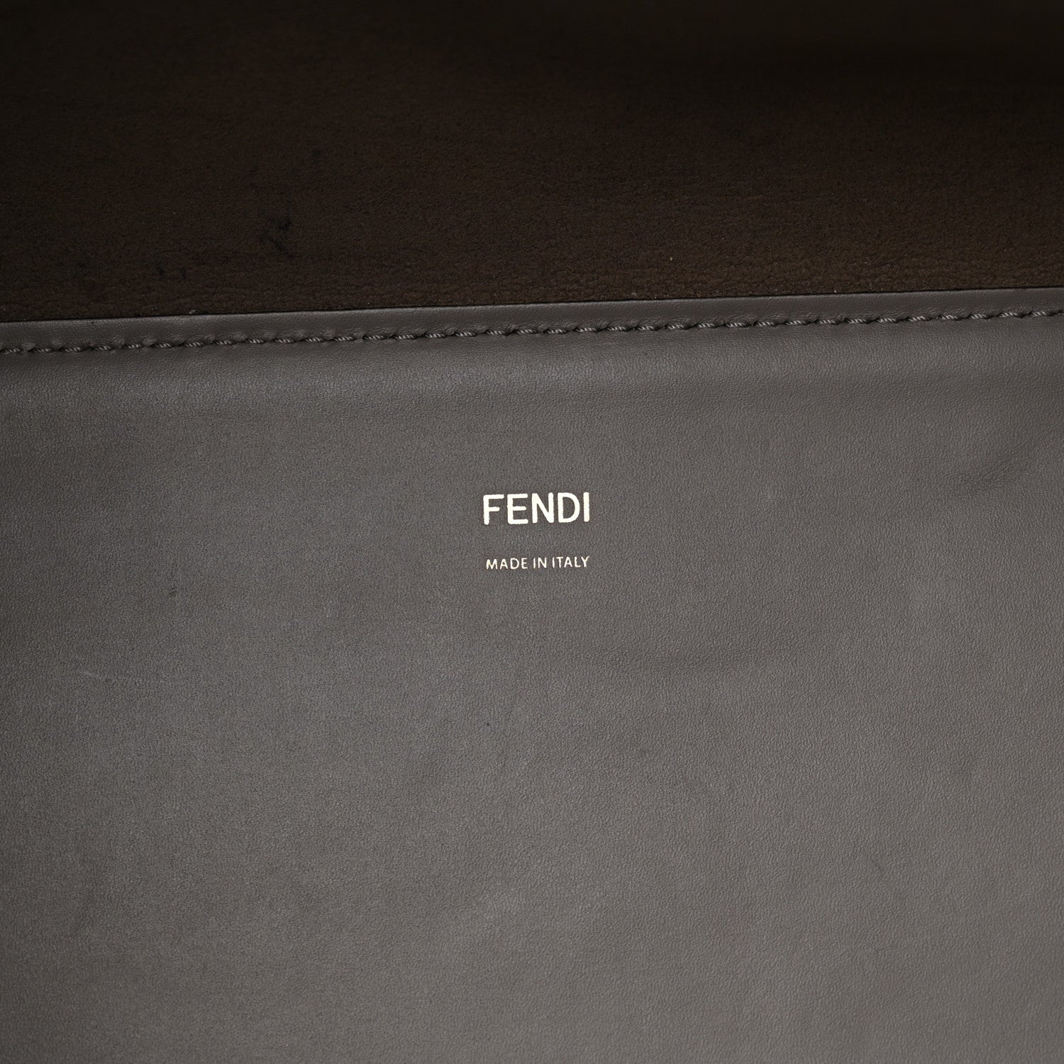 Fendi Vitello King Plexiglass Logo Embossed Medium Fendi Sunshine Shopper Tote Moon 6 of 13
