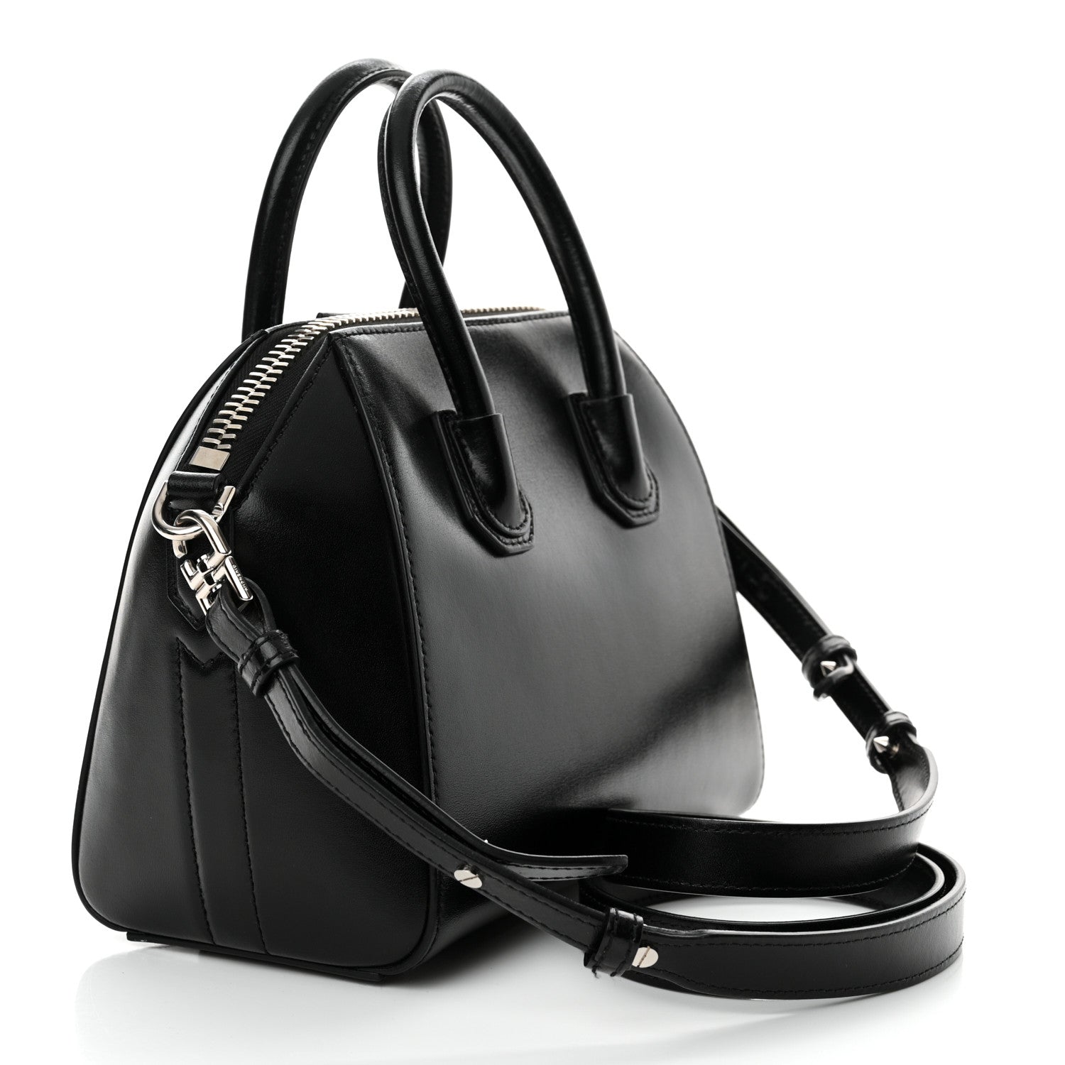 Givenchy Shiny Lord Calfskin Mini Antigona Black 3 of 15