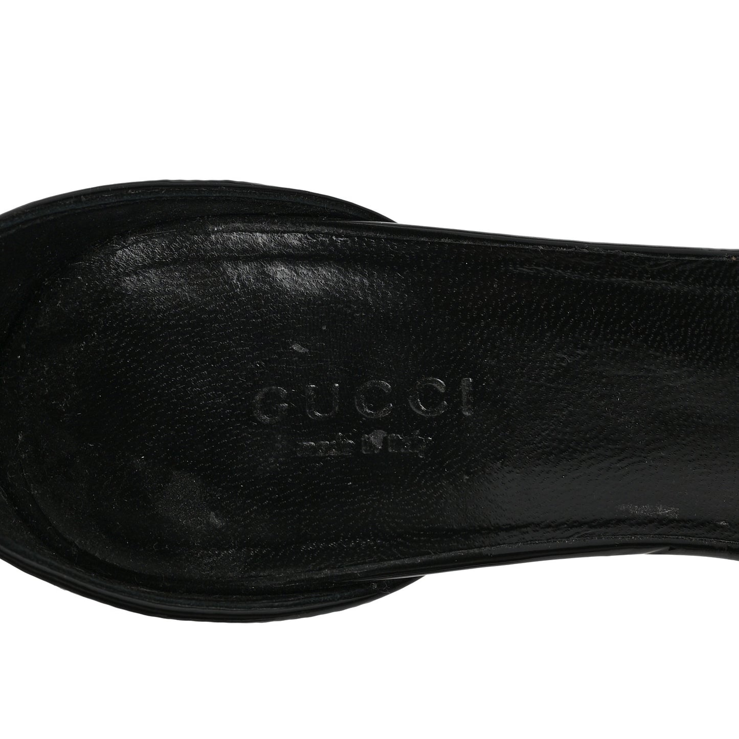 Vitello Vernice Cork Wedge Sandals 6.5 Black Naturale