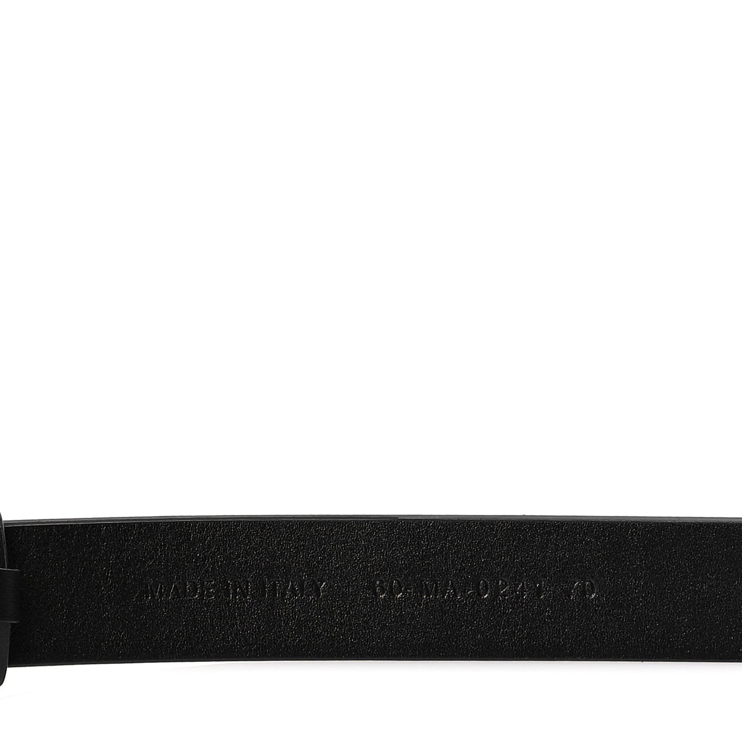 Calfskin CD Belt 70 Black
