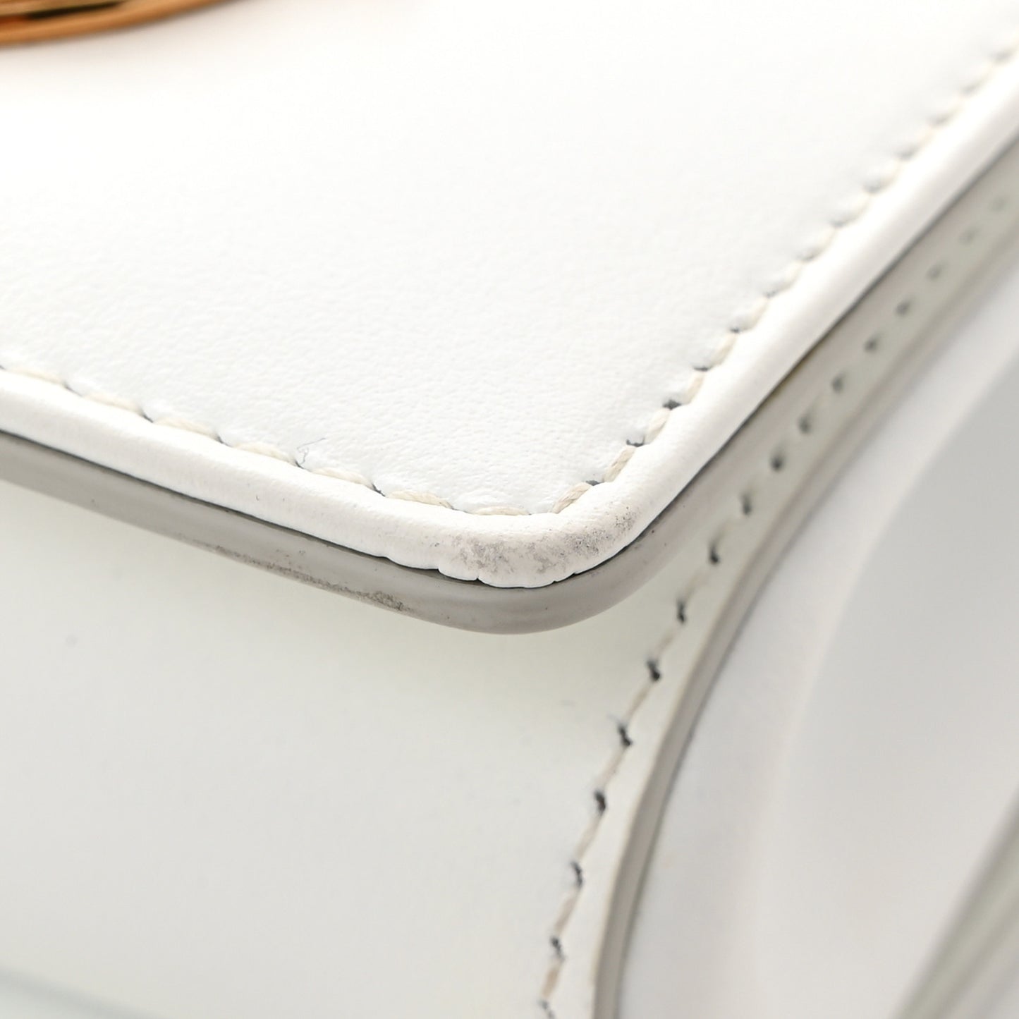Nappa DG Girls Phone Shoulder Bag White