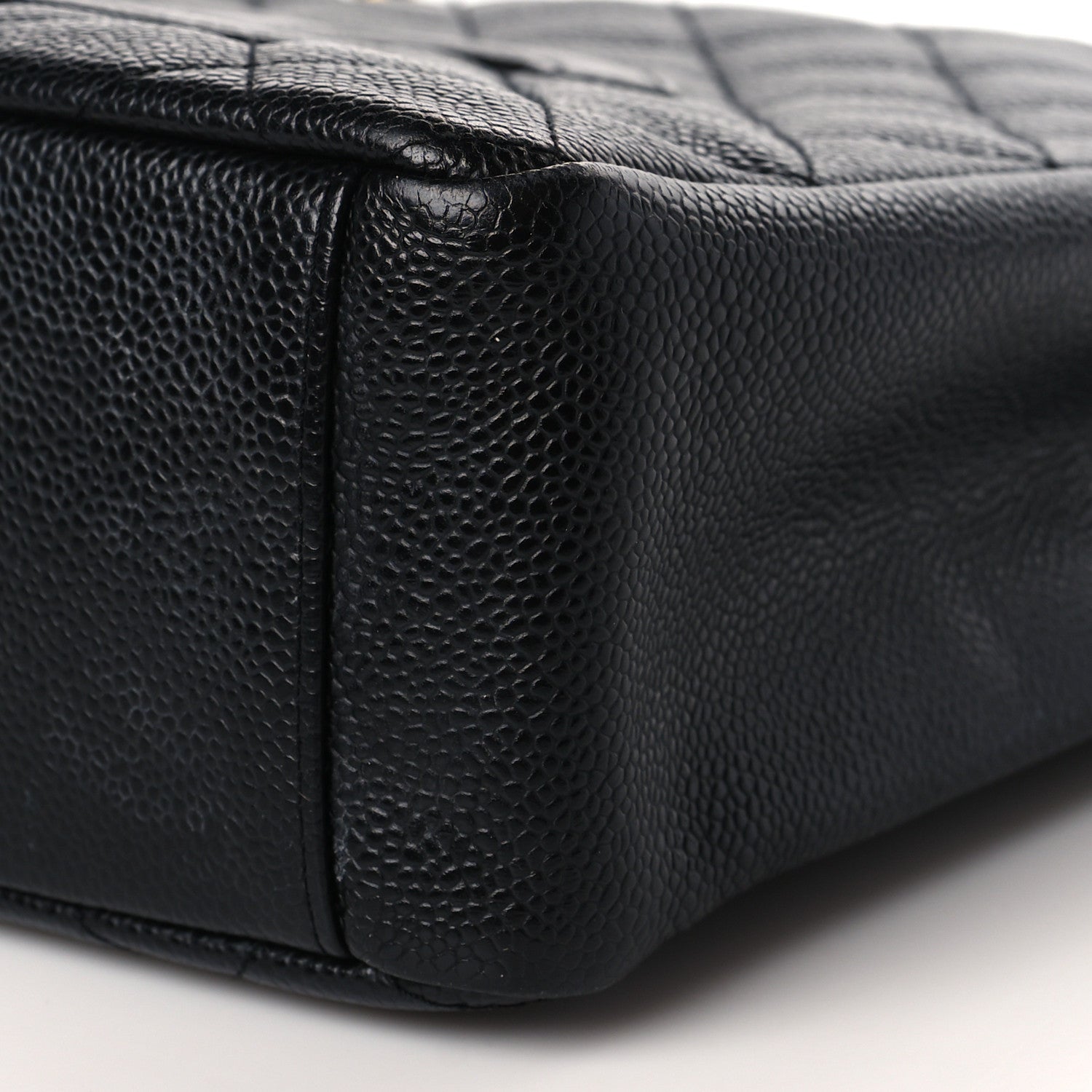 Chanel Caviar Quilted Petit Shopping Tote PST Black 9 of 10