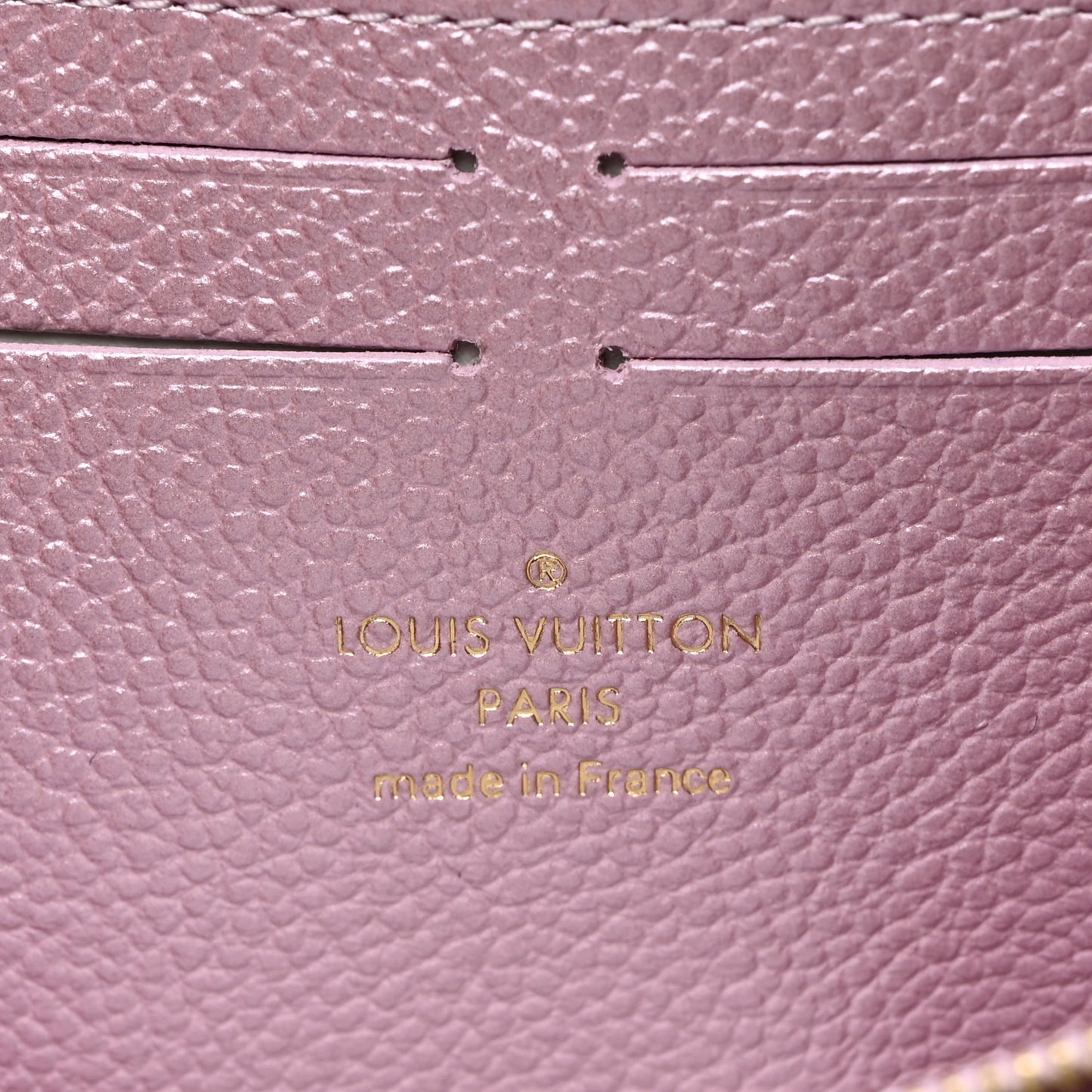 Metallic Empreinte Clemence Wallet Pearly Lilac