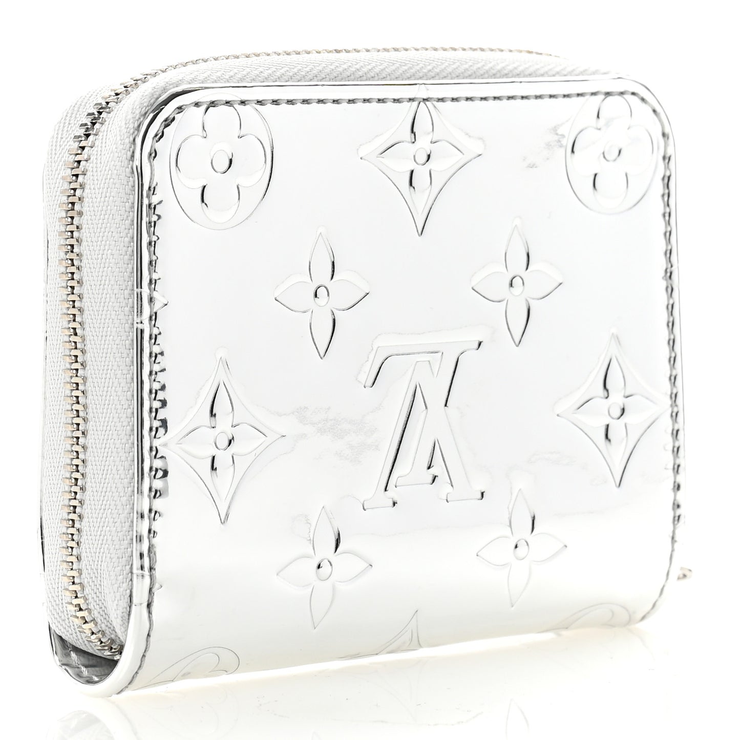 Monogram Miroir Zippy Coin Purse Silver